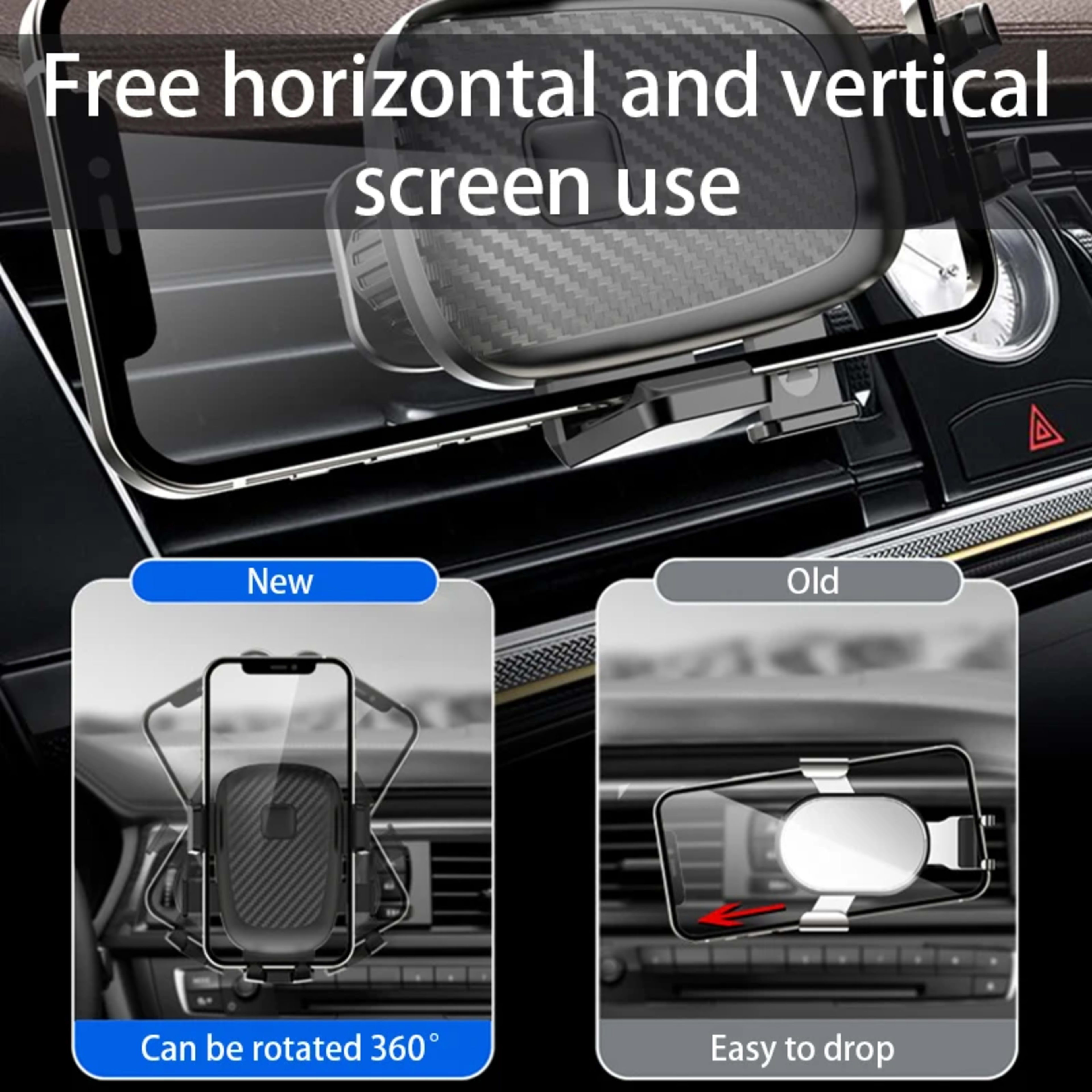 SEAMETAL Car Phone Holder Bracket Accessories Interior Air Outlet Vent Base Gadget Universal Auto Cellphone Support Acce 6