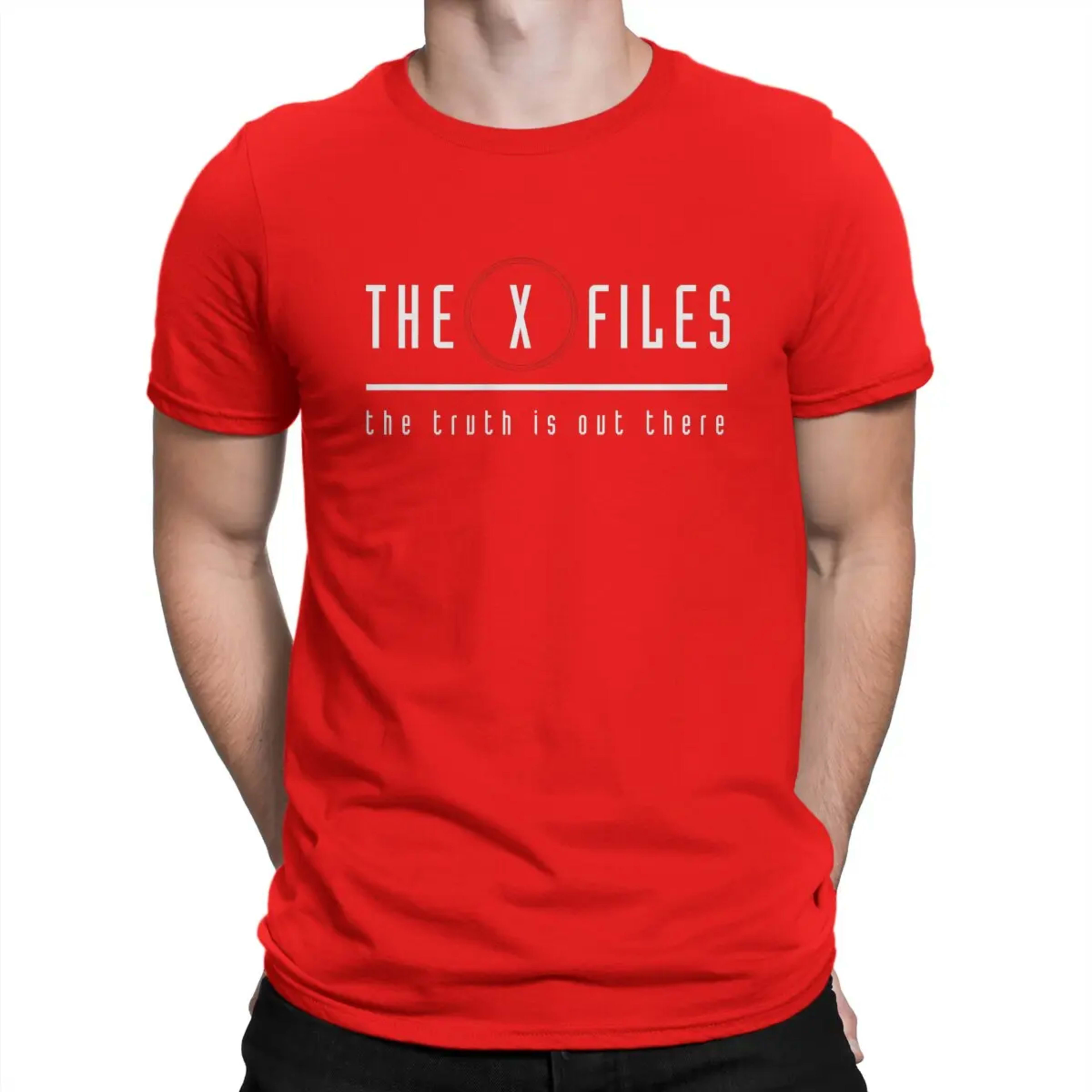 Men's T-Shirts The Truth Is Out There Crazy 100% Cotton Tee Shirt Short Sleeve The X Files T Shirt Crewneck Tops New Arr 9