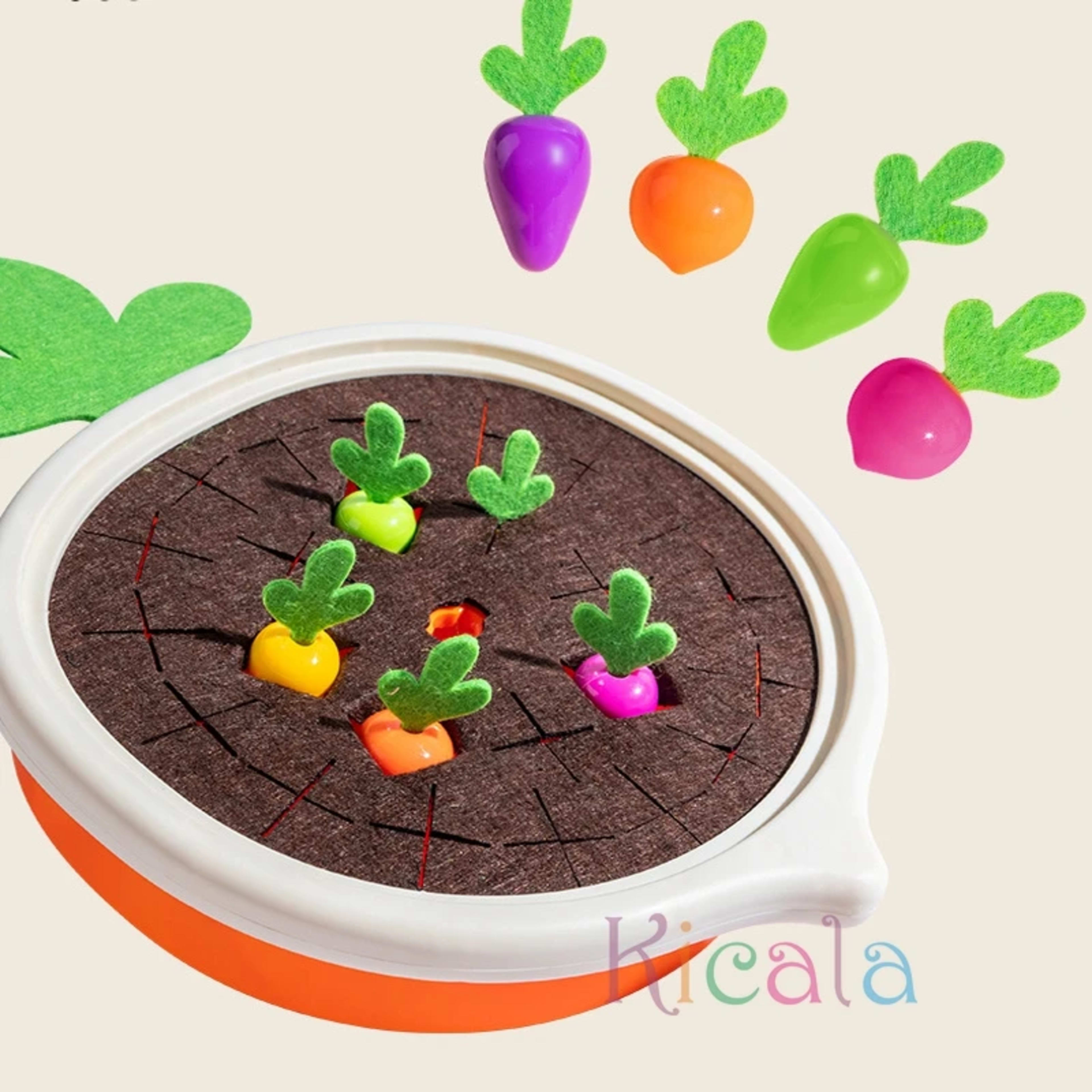 Baby Montessori Toys For Toddler Toys Educational Colorful Shape Toy Pull Carrot Set Counting Discouvery Toys For Kids L 4