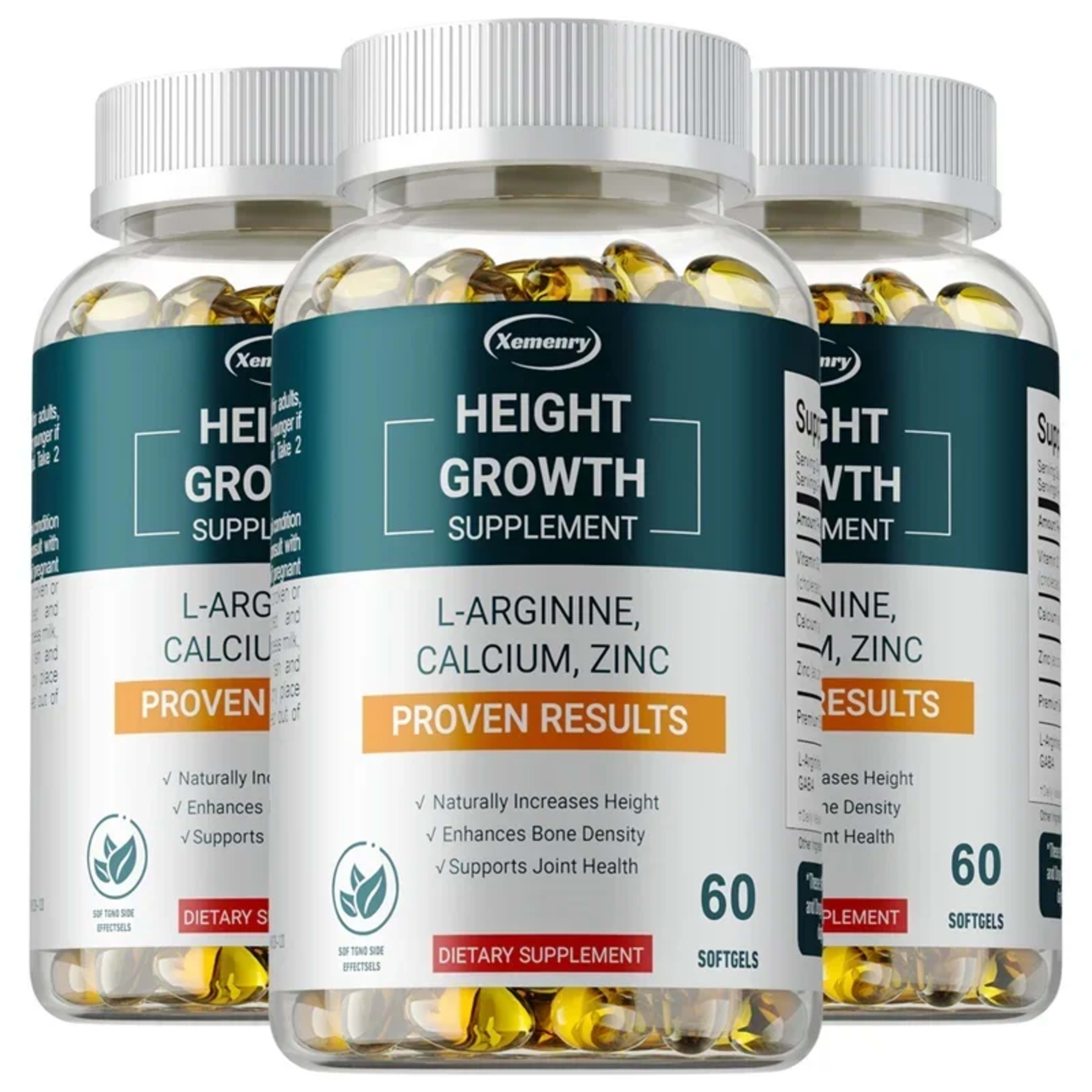 Height Growth Supplements - Supports Bone and Joint Health, Natural Height Growth, Promotes Absorption, and Boosts Immun 11