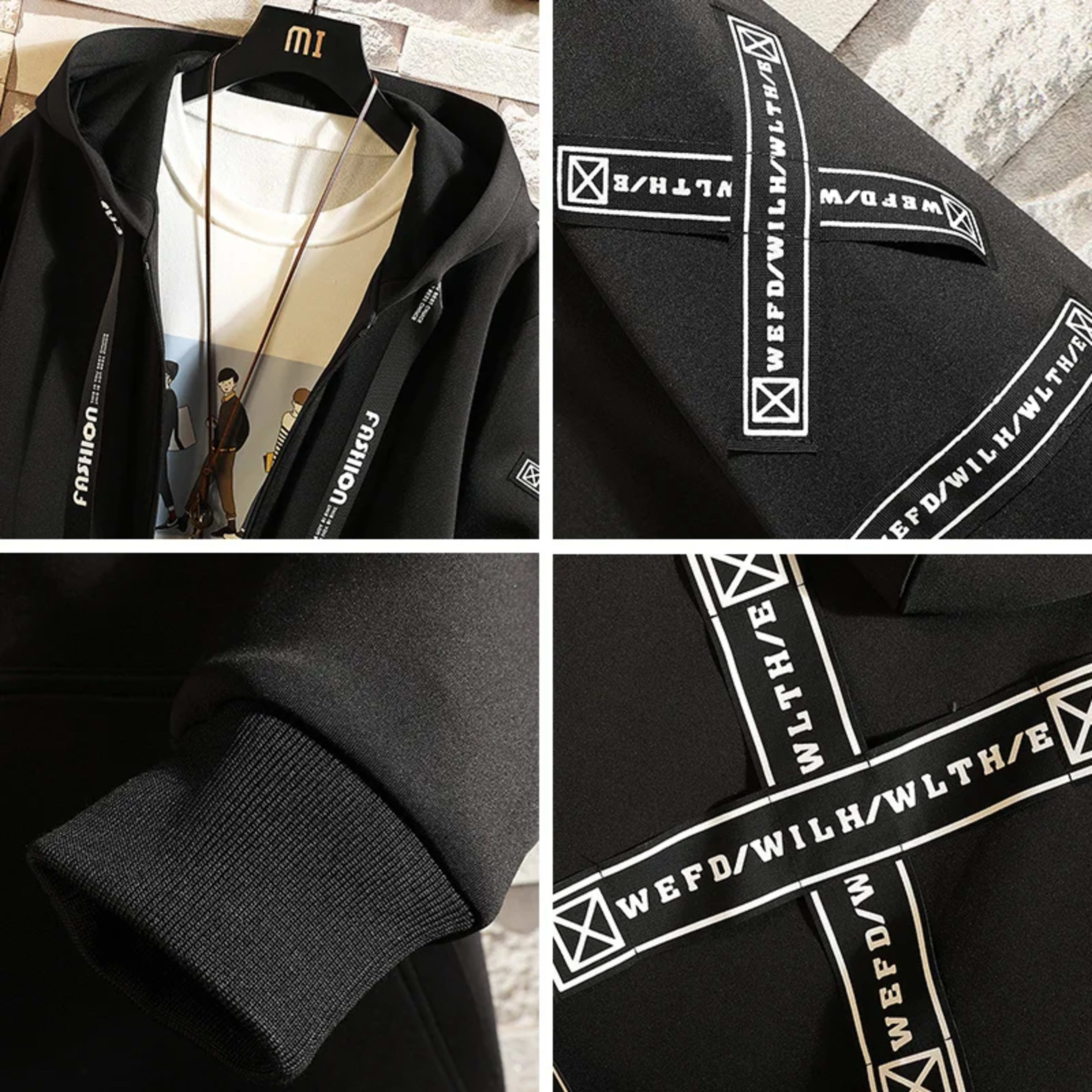Men's Jacket Fashion Spring Autum Casual Streetwear Hoodie Jacket Men's Overalls Bomber Jacket Mens Windbreaker Coat Man 5