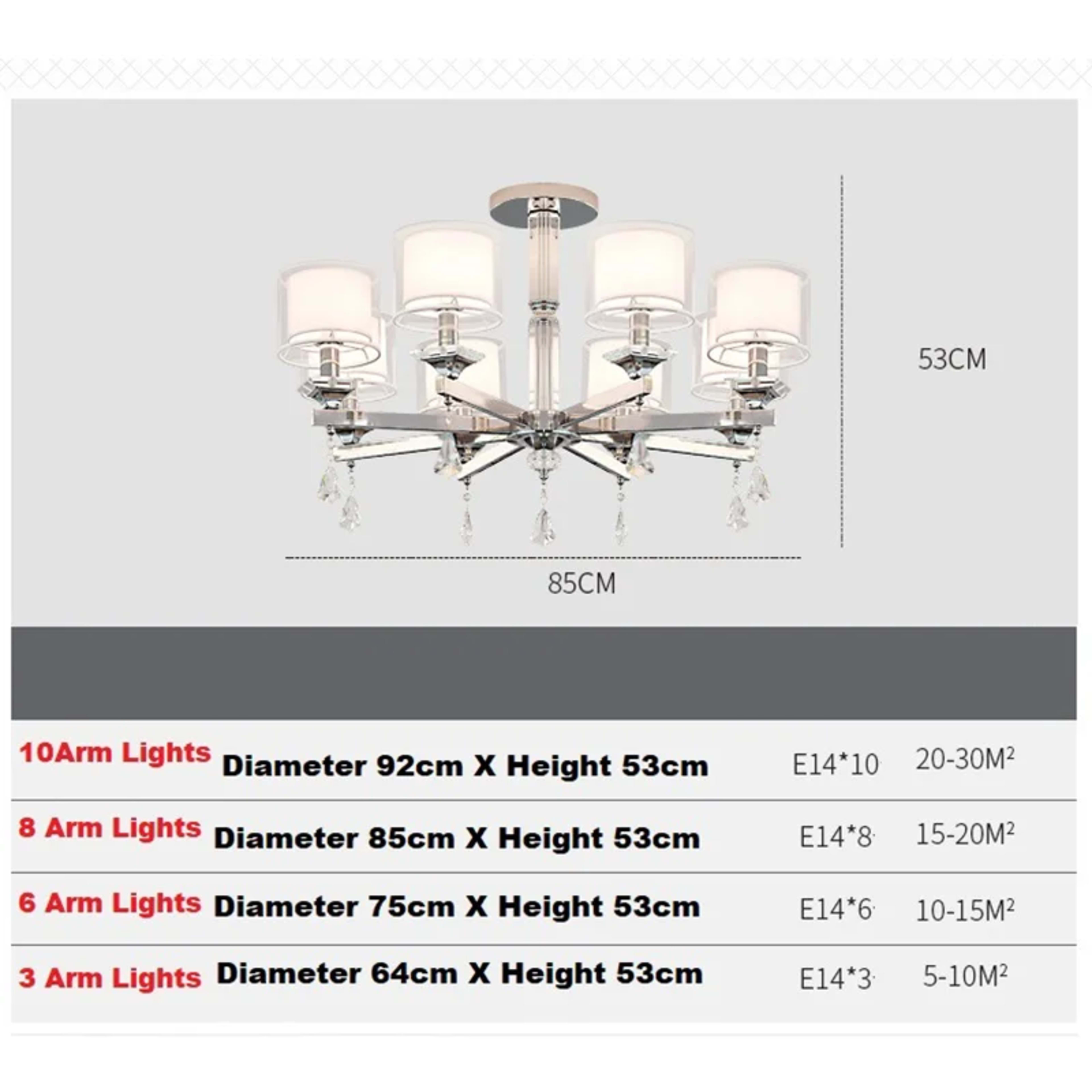 Led Pendant Lights Modern Luxury Crystal Chandelier Living Room Bedroom Ceiling Lamp Dining Table Light Home Decoration  5