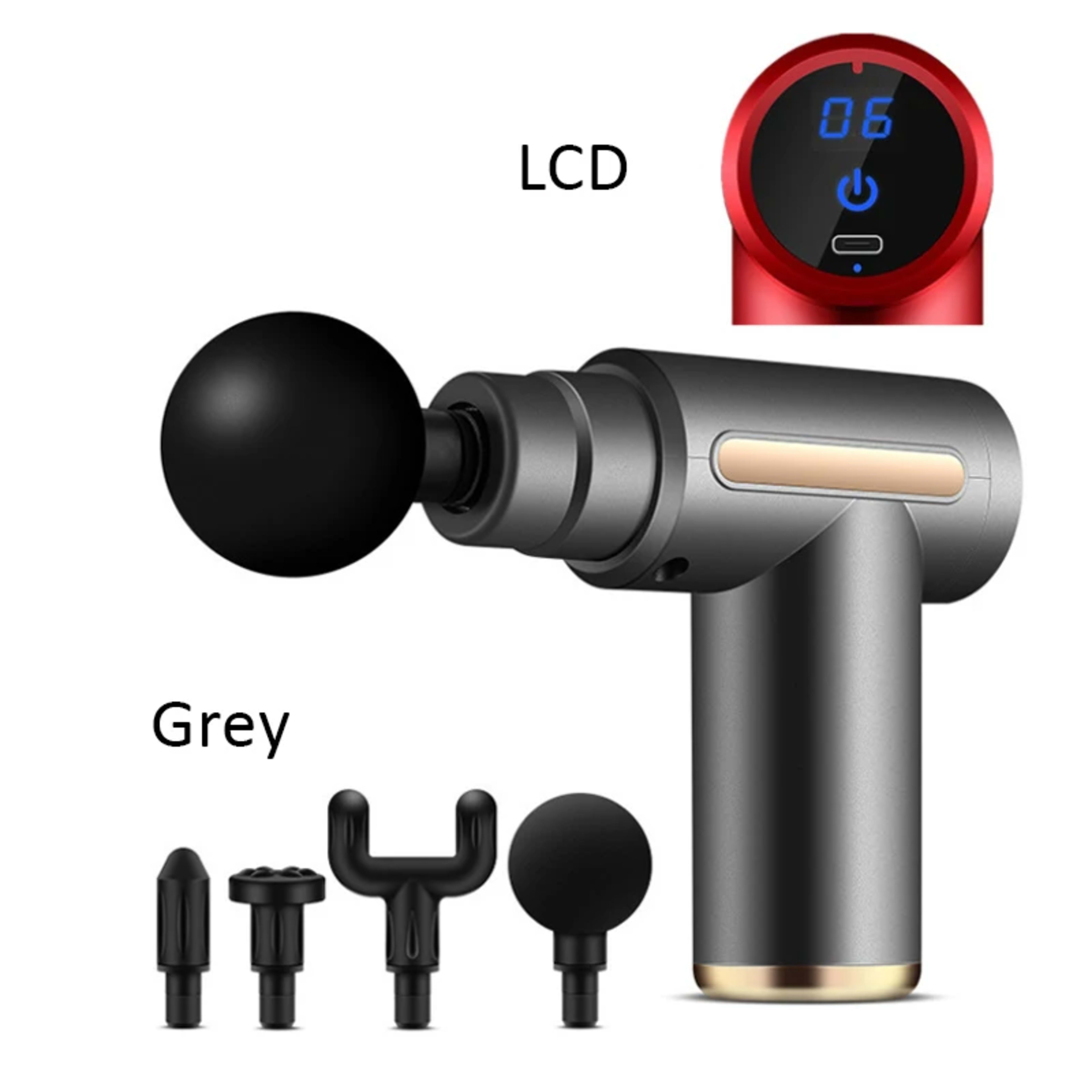 Massage Gun Deep Tissue Percussion Muscle Massager Fascial Gun For Pain Relief Body Neck Vibrator Fitness перкуссионный  8
