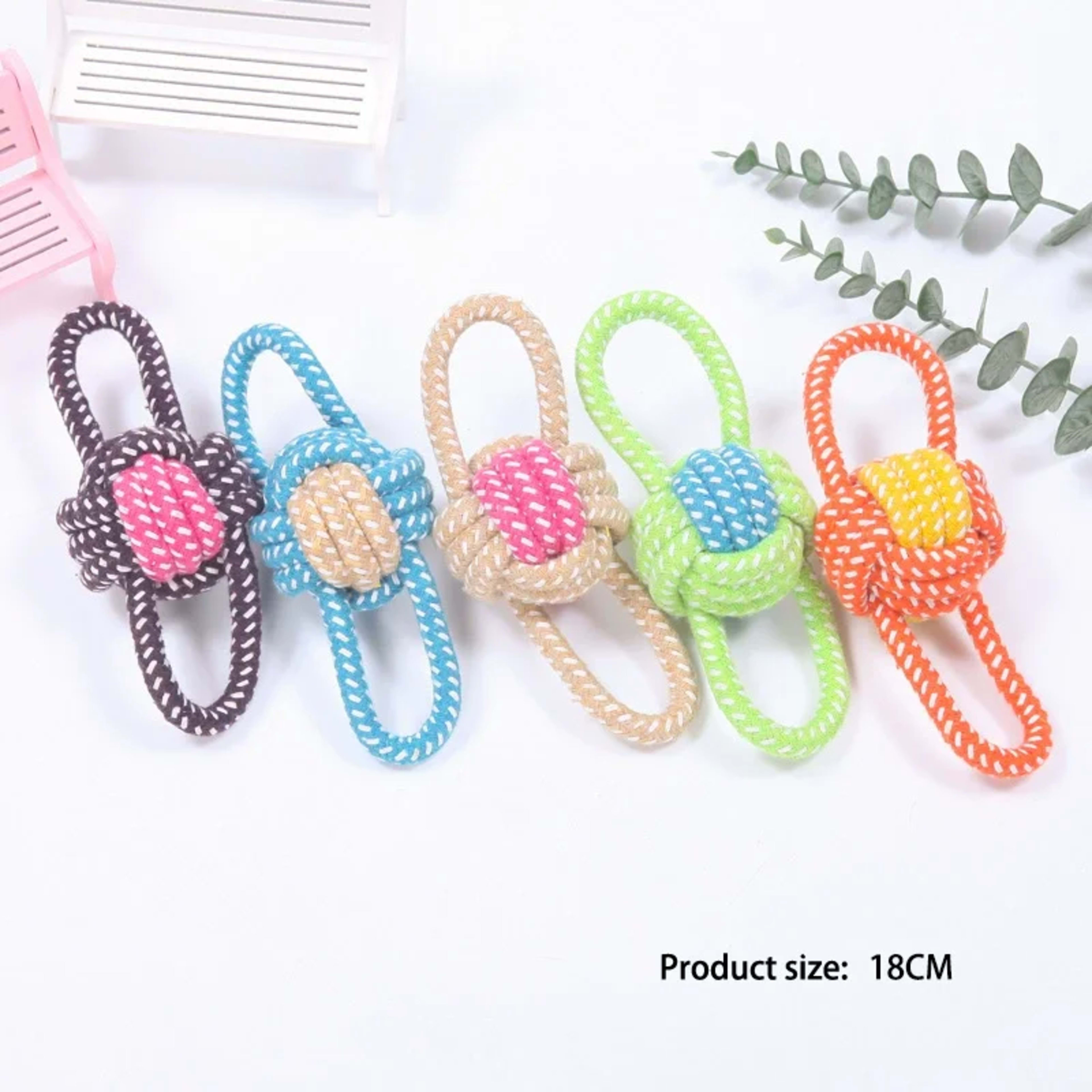 Pet Dog Toys for Large Small Dogs Toy Interactive Cotton Rope Mini Dog Toys Ball for Dogs Accessories Toothbrush Chew Pu 10