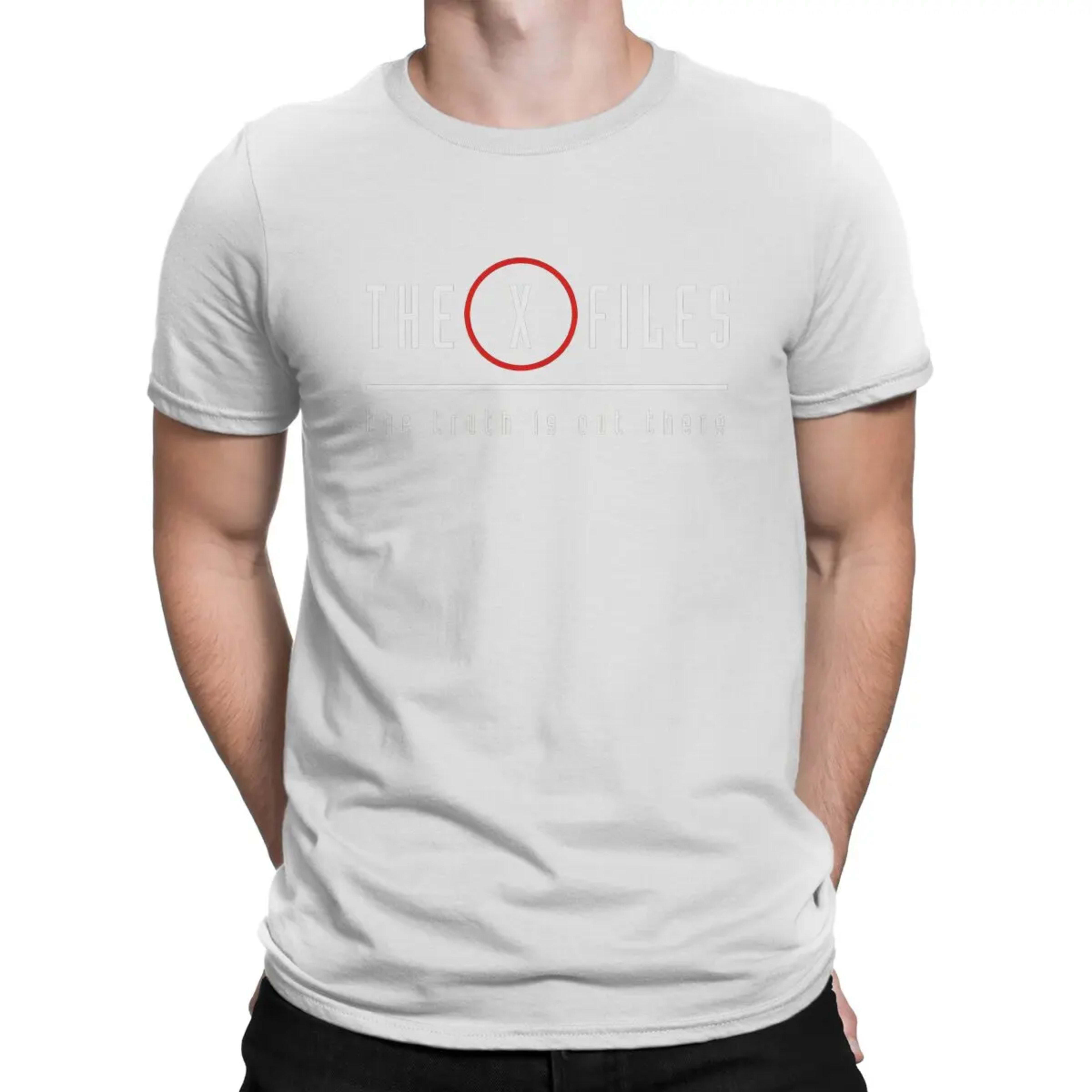 Men's T-Shirts The Truth Is Out There Crazy 100% Cotton Tee Shirt Short Sleeve The X Files T Shirt Crewneck Tops New Arr 11