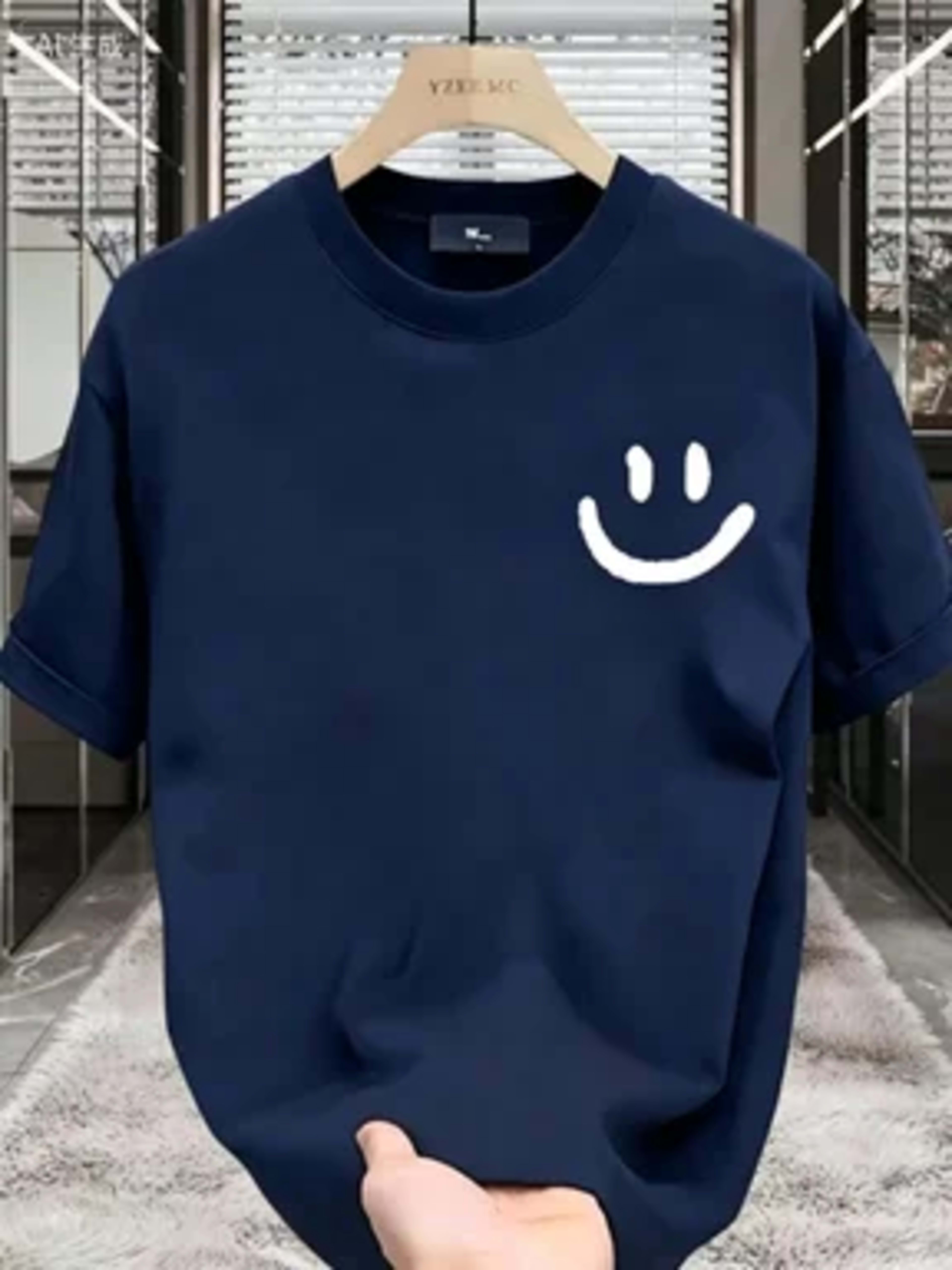 Men's Printed T-Shirt - 100% Cotton - Summer Trendy Streetwear Loose Round-neck T-Shirt 3