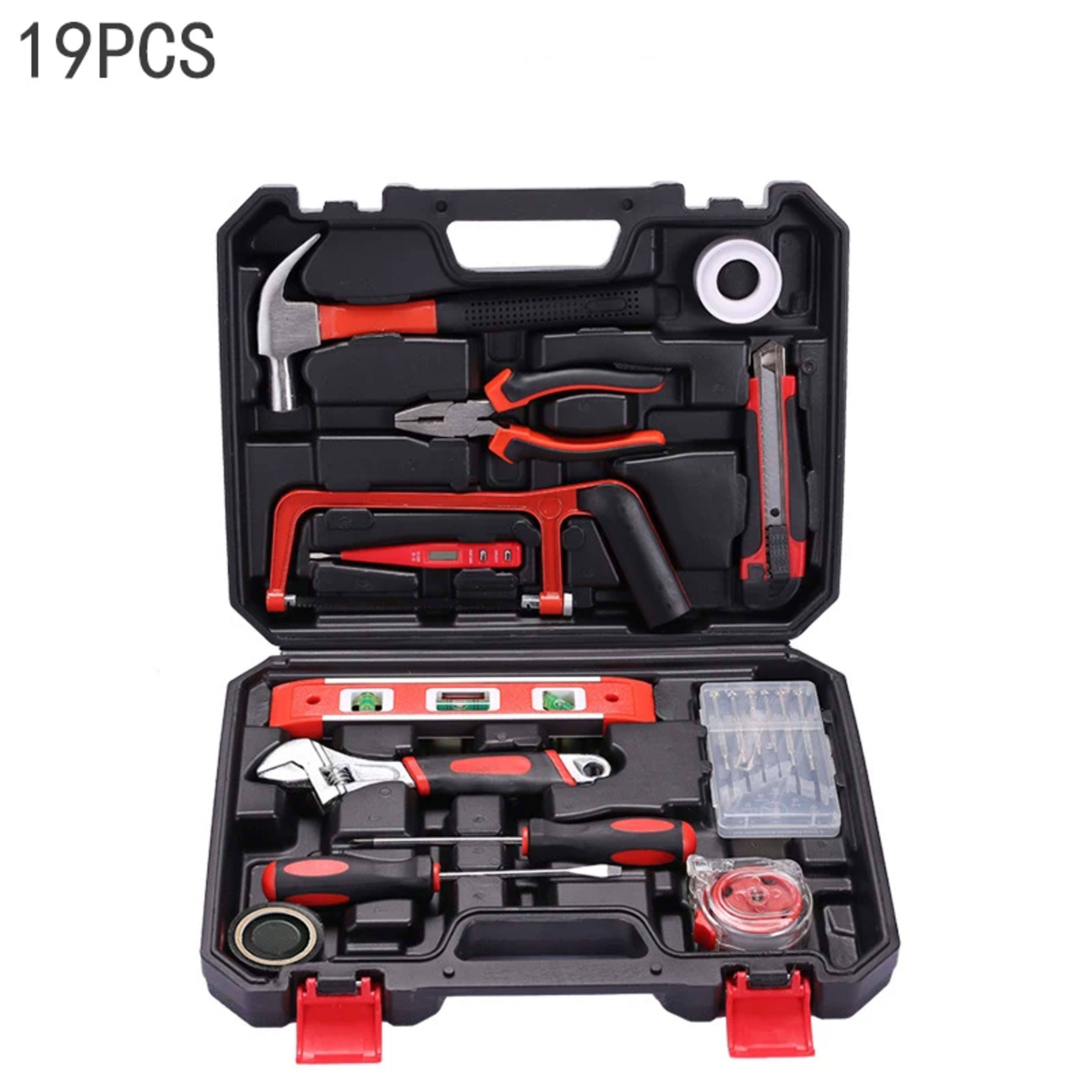 Household DIY Hardware Tools Set Toolbox Electrician Carpenter Multi Functional Portable Manual Repair Tool Combination  8