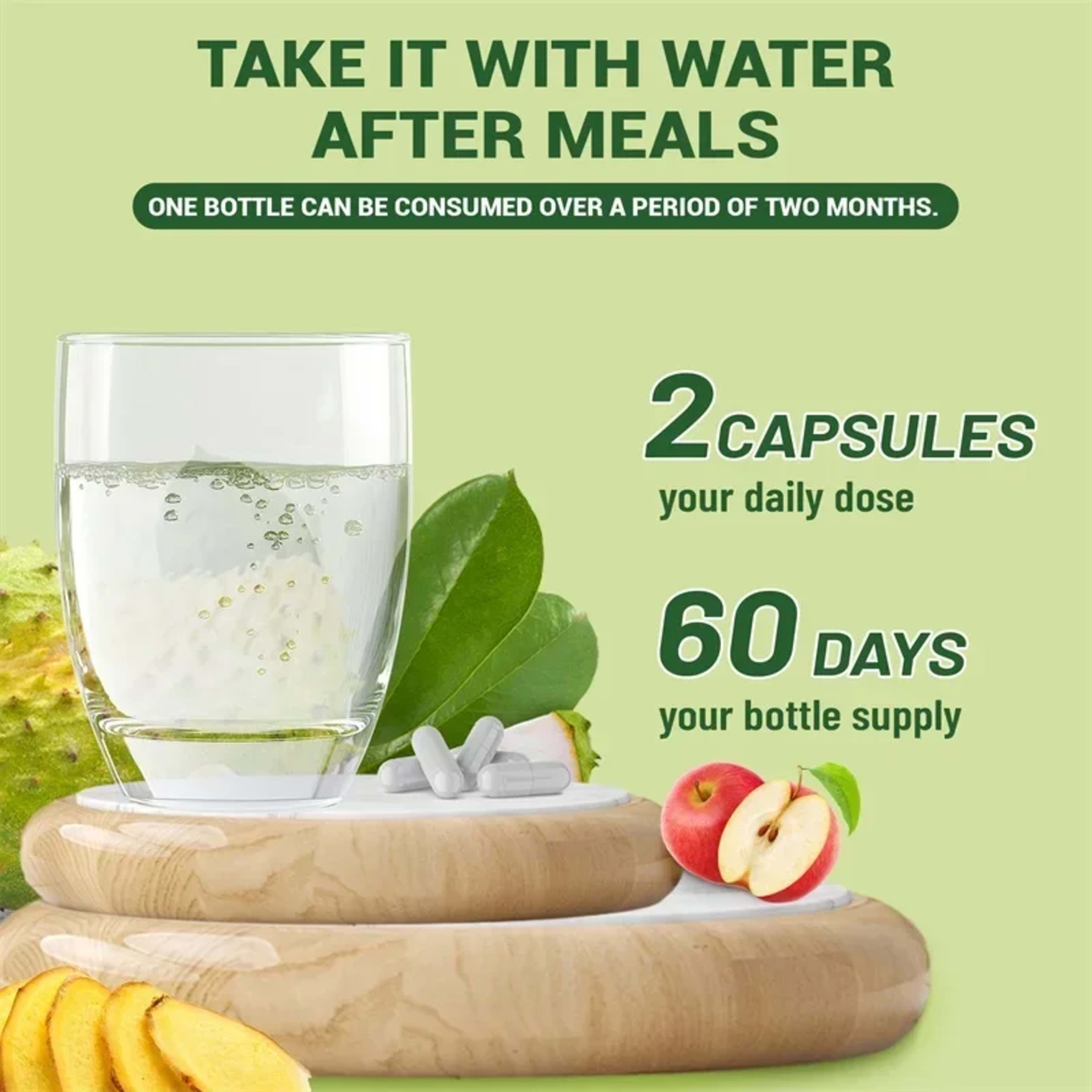 24-In-1 Soursop Supplement - Promote Digestion and Cell Health, Supports Skin, Joint and Bone Health, Strengthens Immuni 6