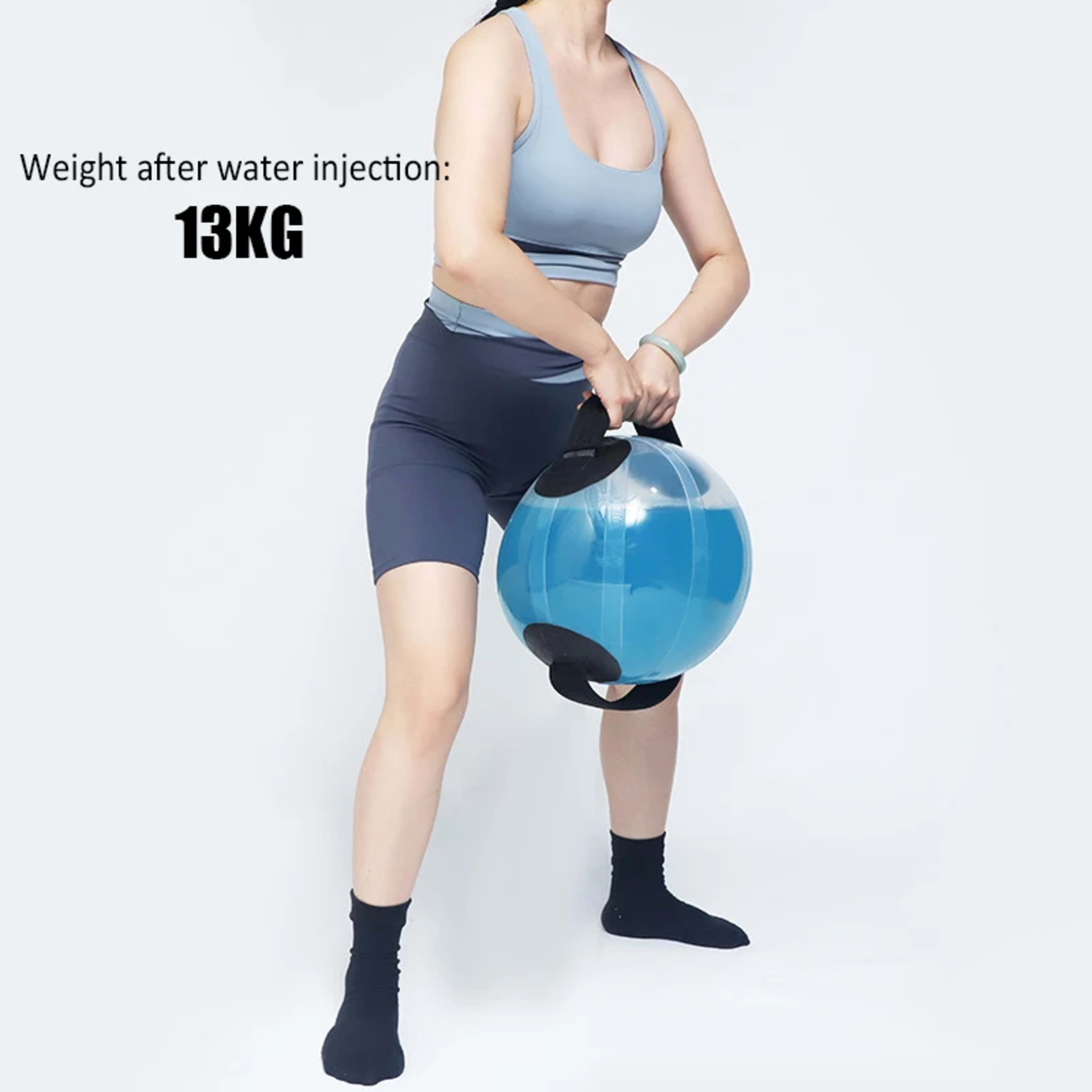 Water Filled Exercise Ball Fitness Aqua Ball Weightlifting Hydration Bag Kettle Dumbbells Home Gym Equipment Strength Tr 8