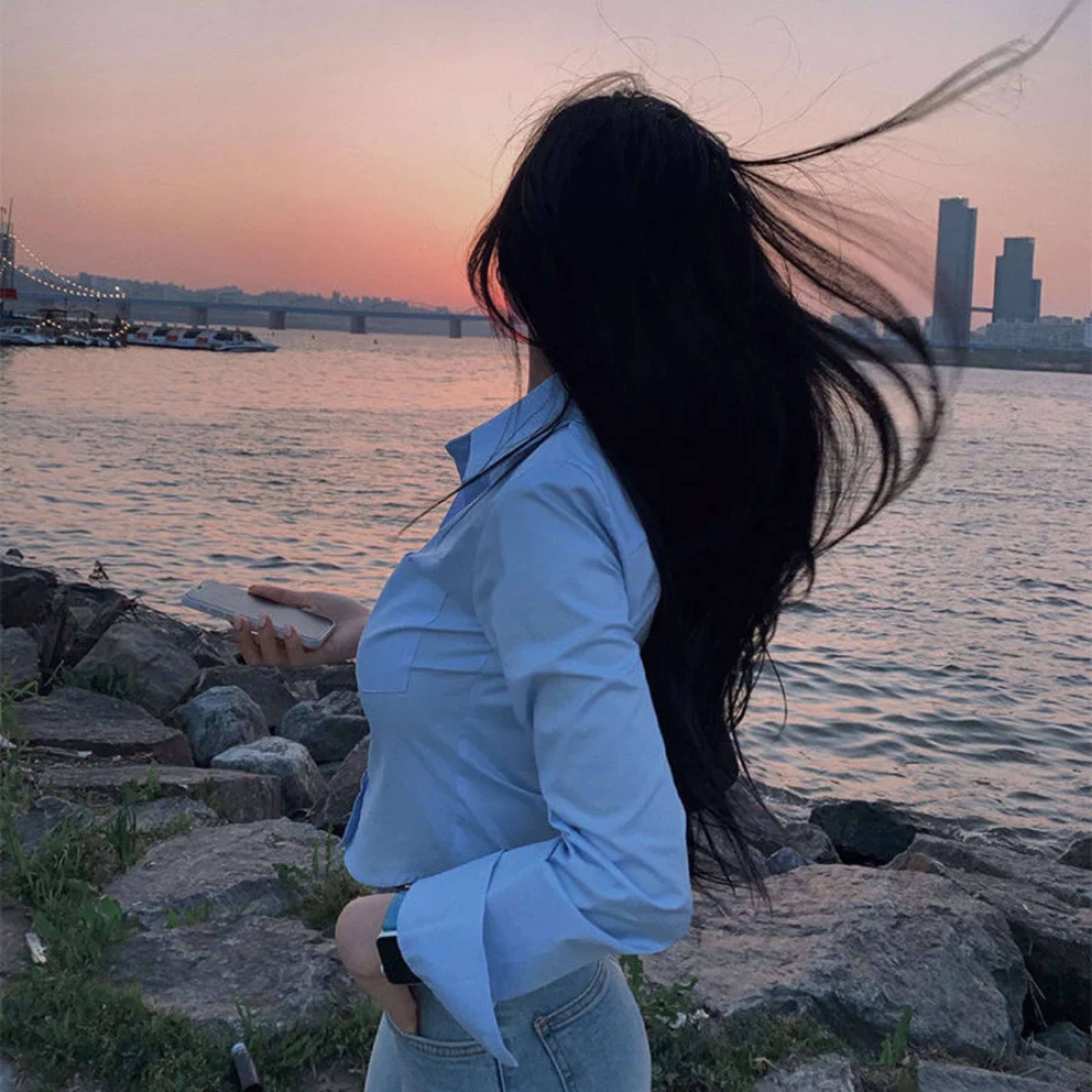 Blouse Woman New Collection 2025 Silk Korean Style Black Sexy Blue Satin Shirt for Women White Crop Top Long Sleeve Chif 5