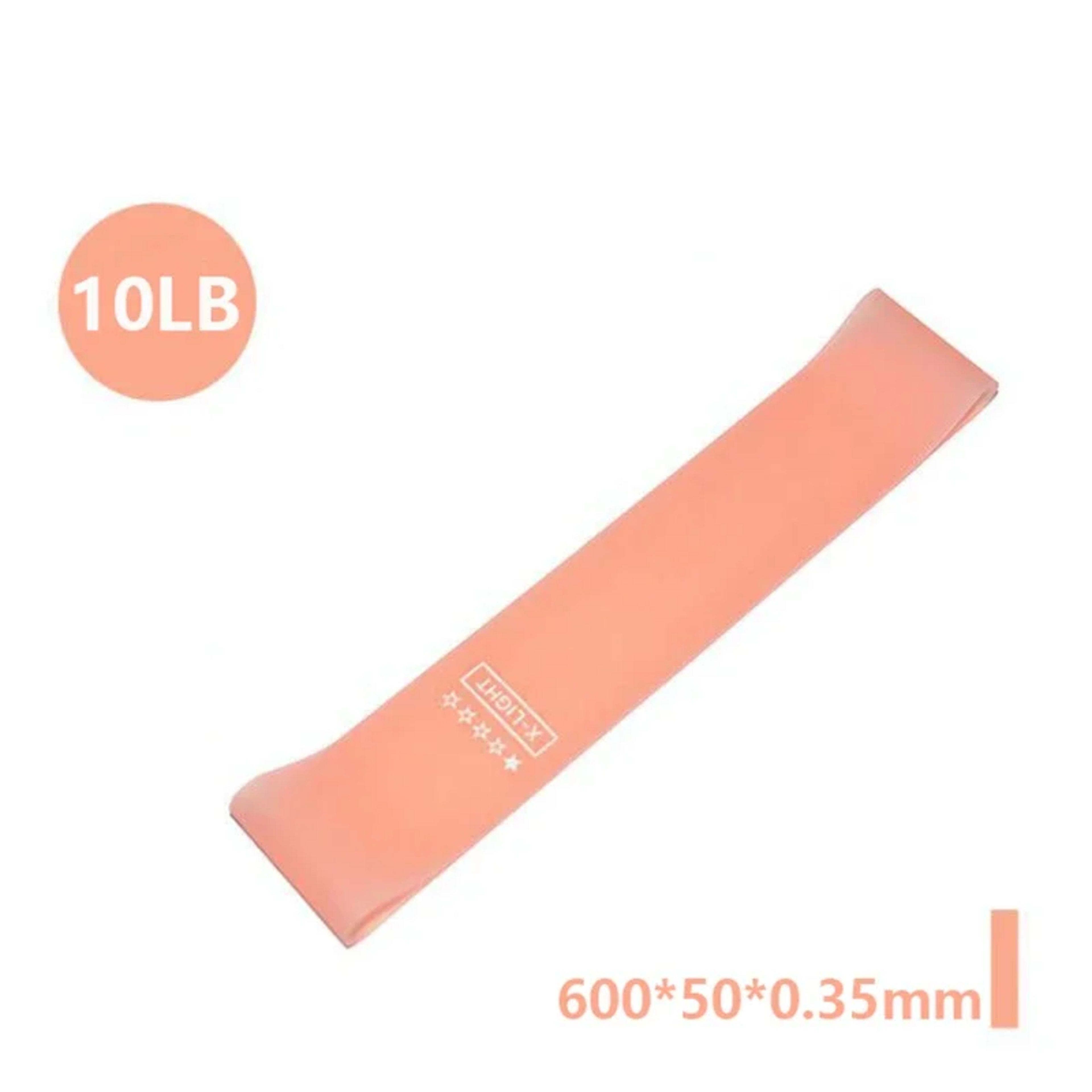 Portable Fitness Workout Equipment Rubber Resistance Bands Yoga Gym Elastic Gum Strength Pilates Crossfit Women Weight S 10
