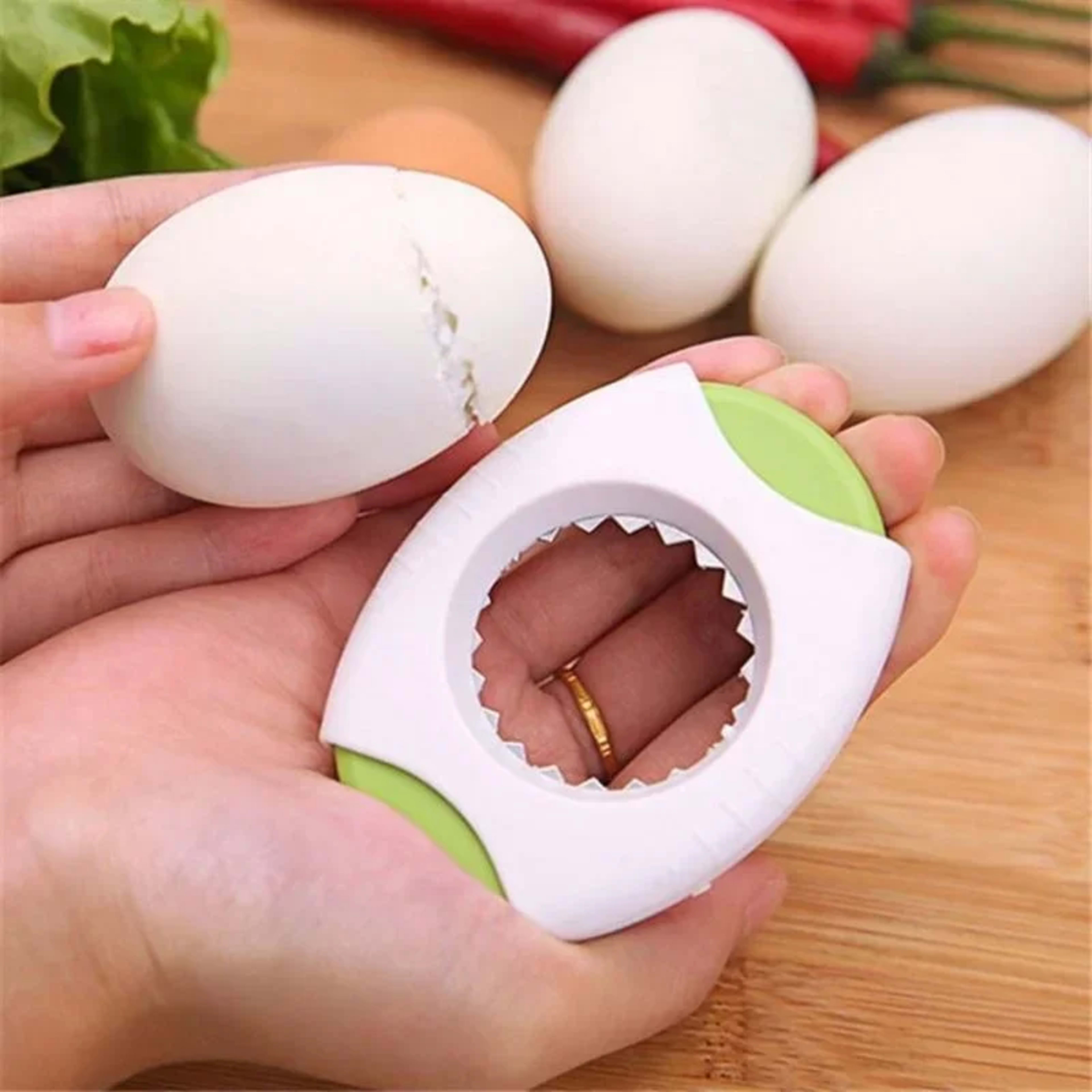 Kitchen Essential Egg Tools - Boiled Egg Shell Topper, Cutter, Opener, Egg Cup Cutter, Kitchen Gadgets 2