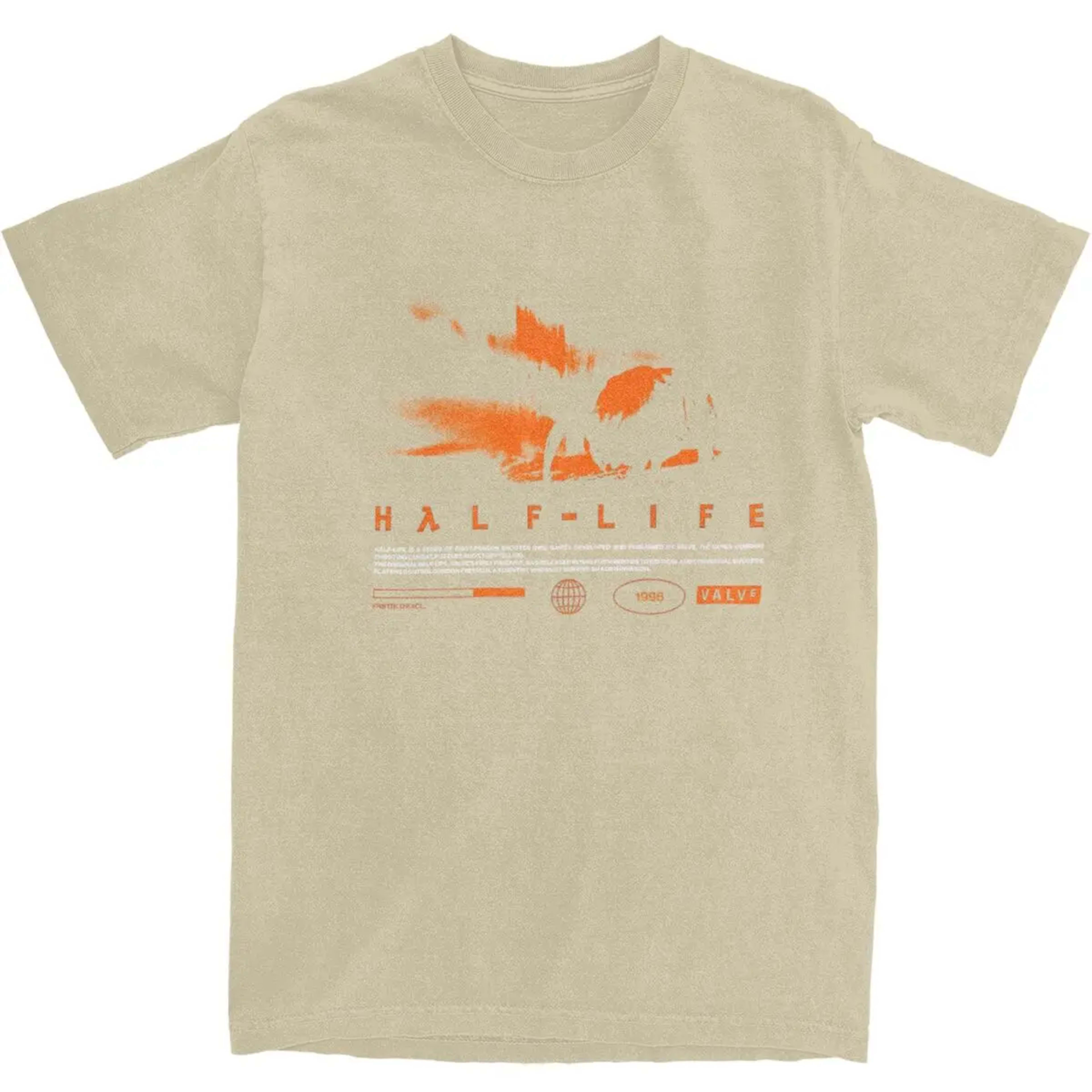 Men T Shirt Videogames HALFS LIFES V3 T-Shirts Trendy Cool Summer Tees Funny Print Pure Cotton Tops Plus Size 5XL 12