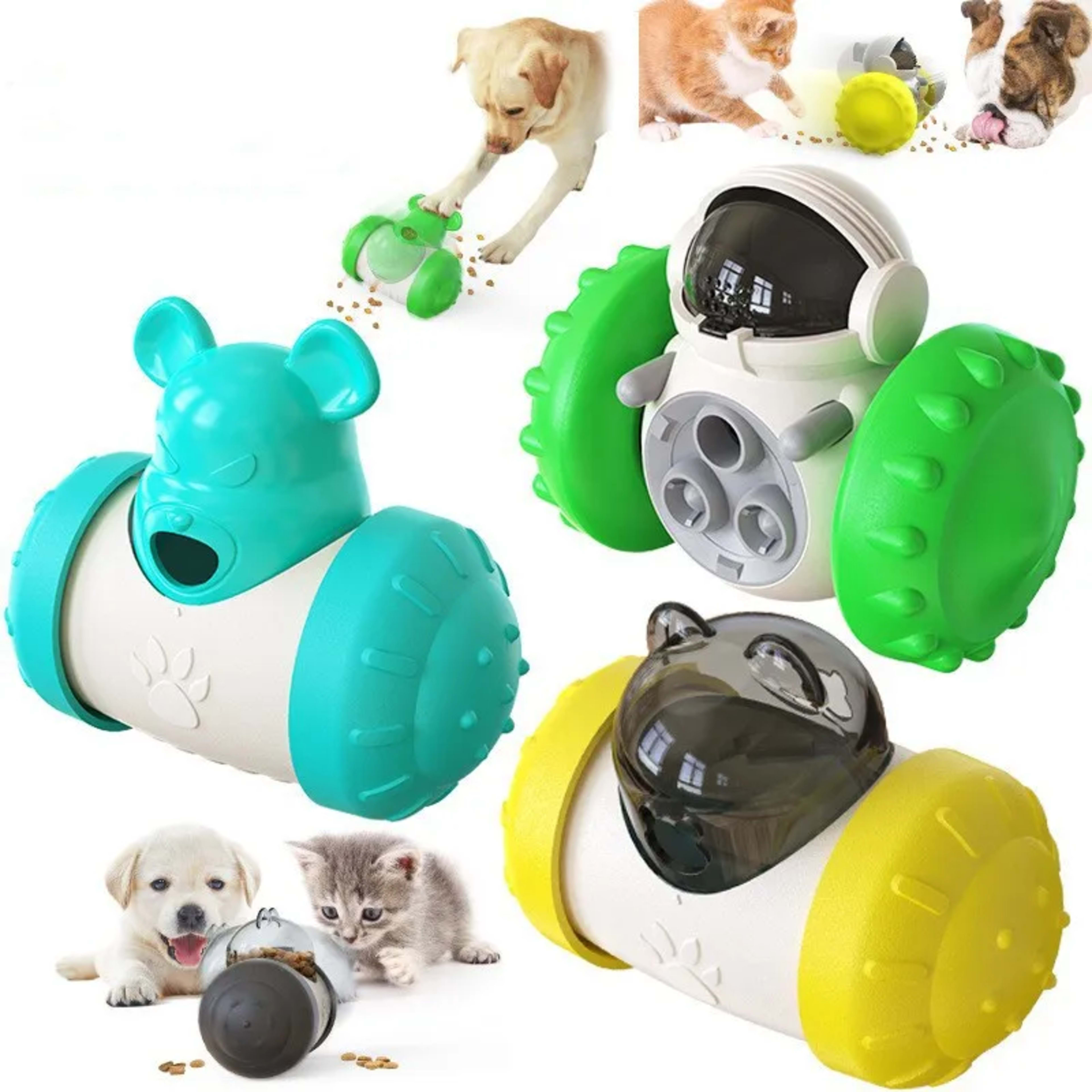 Dog Treat Toy for Small Dogs Interactive Pet Food Dispenser Puzzle Toys Dispensing Cat Slow Feeder Toy For Puppies Mediu 2