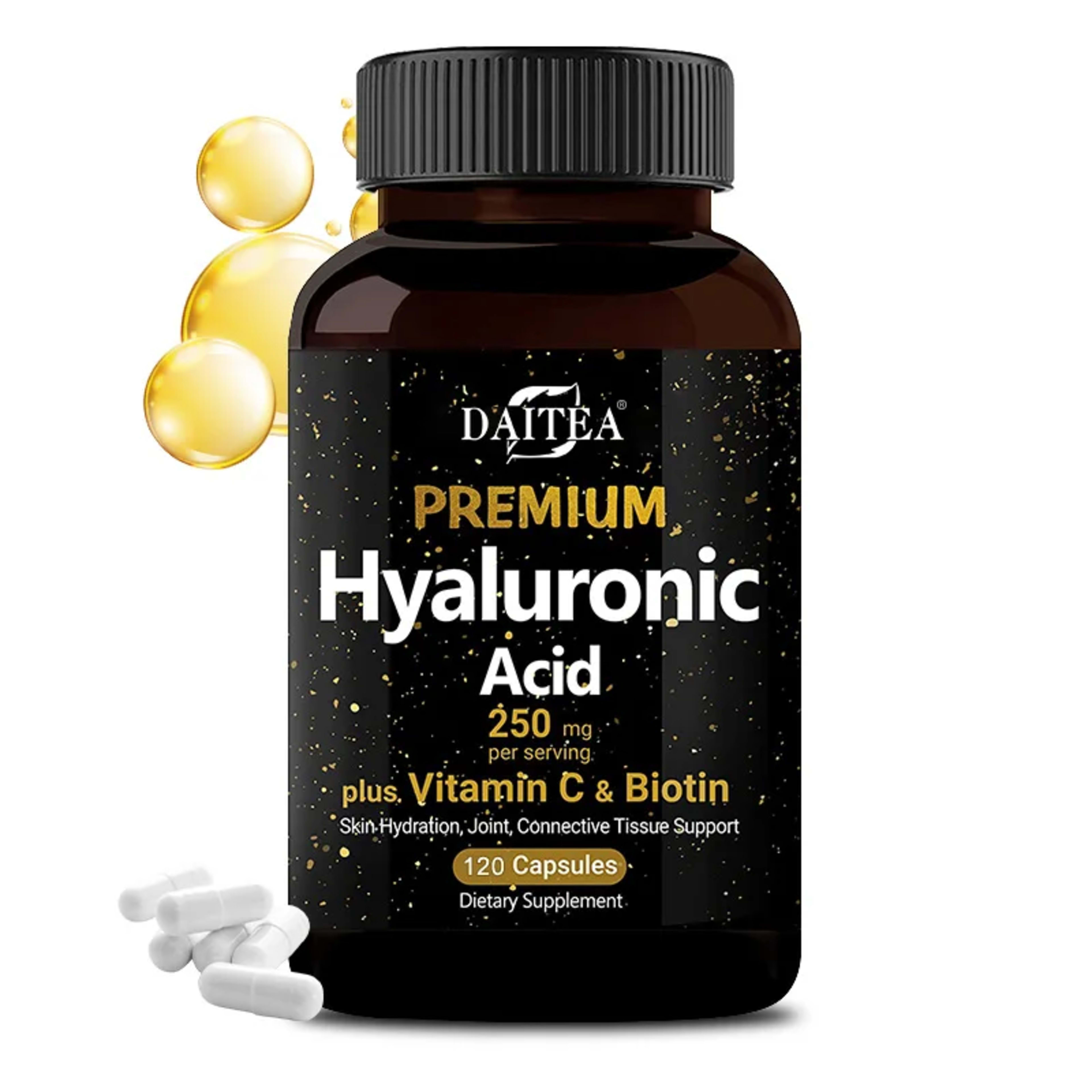Hyaluronic Acid  Supplement | Contains Vitamin C and Biotin, Skin Moisturizing, Maintain Joint Health, Promote Hair Grow 1