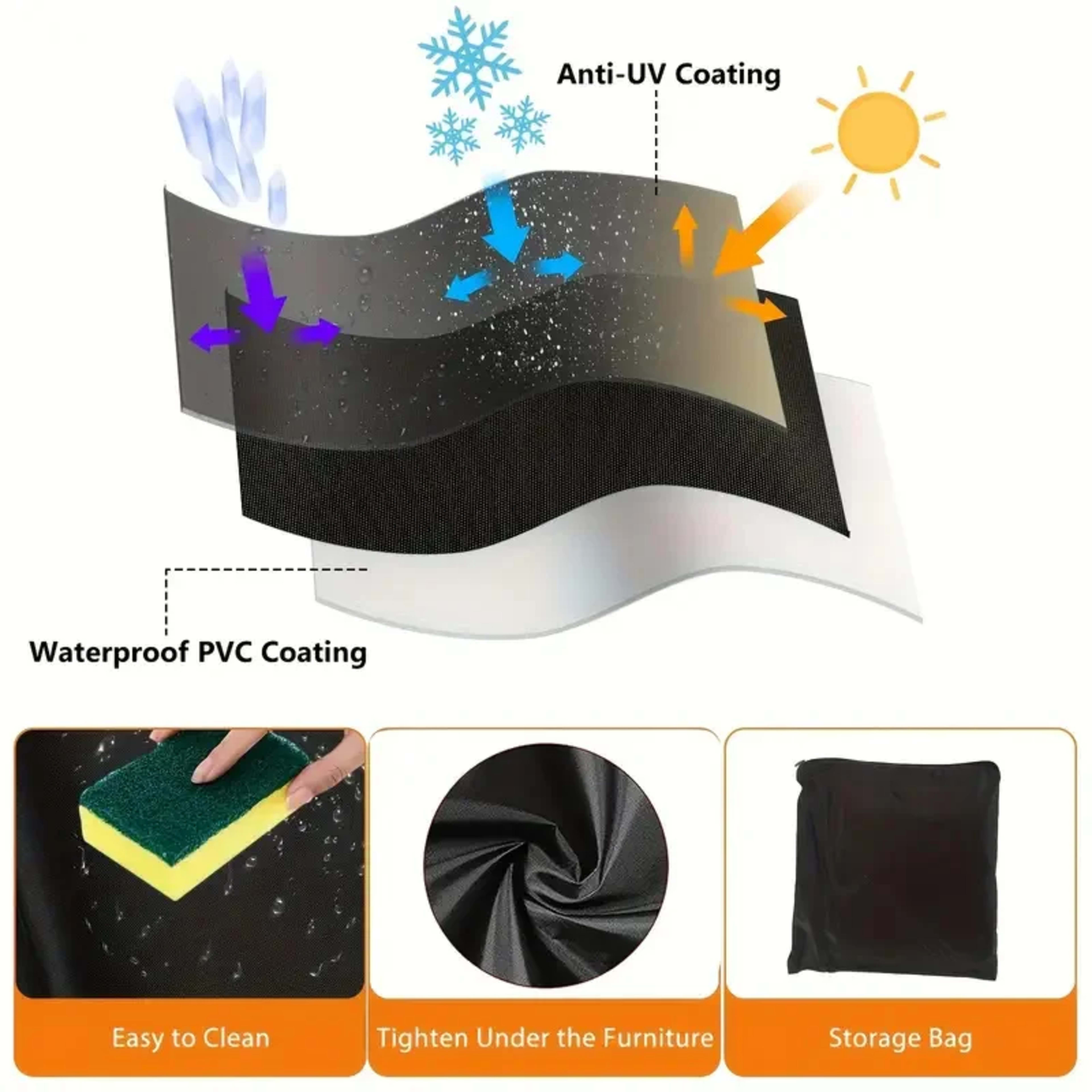 Comprehensive Fitness Equipment Cover, Effectively Protects Your Gym Gear, Suitable for Most Exercise Machines, All-Seas 3