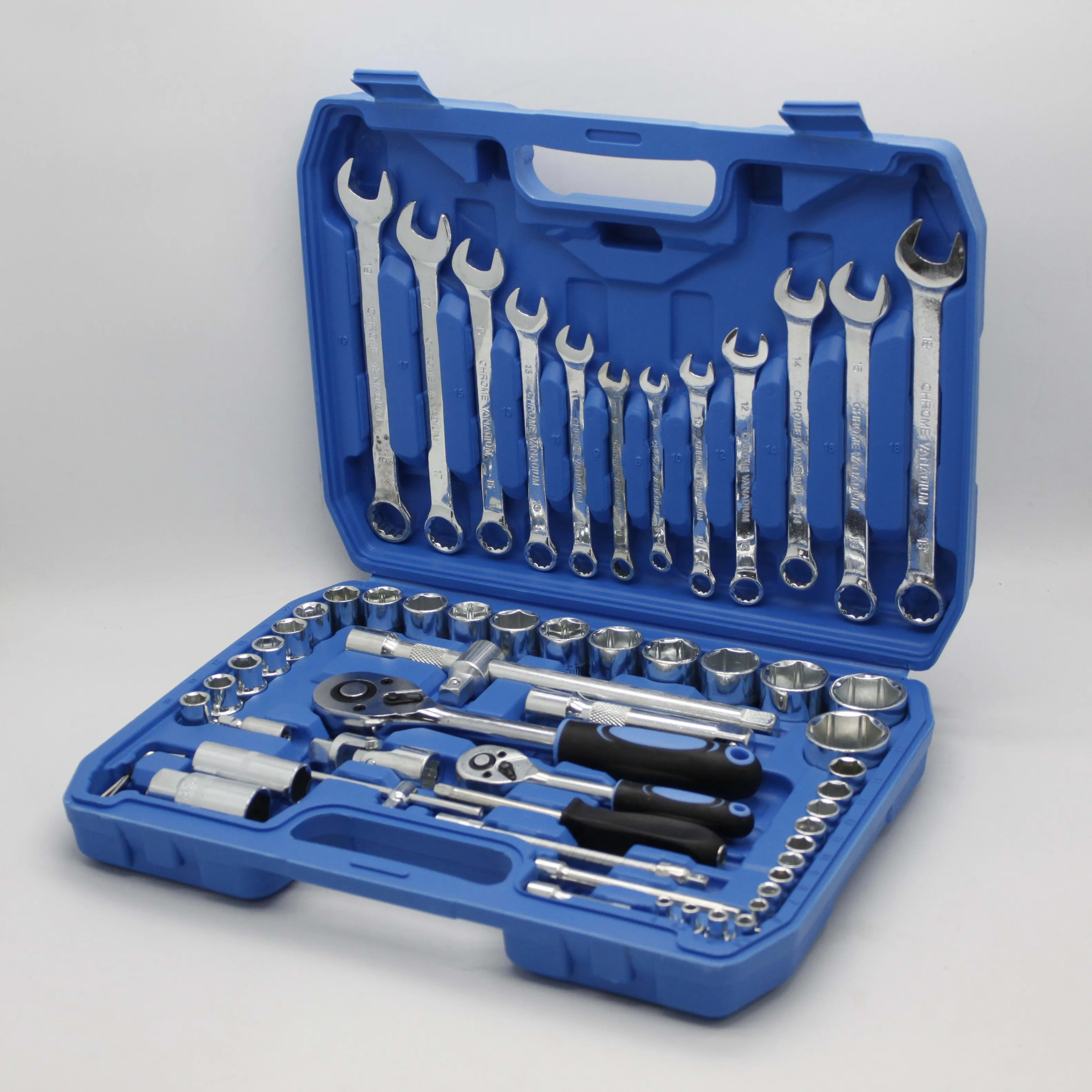 Home repair tool set, with instructions, 61-piece handheld tool set 4