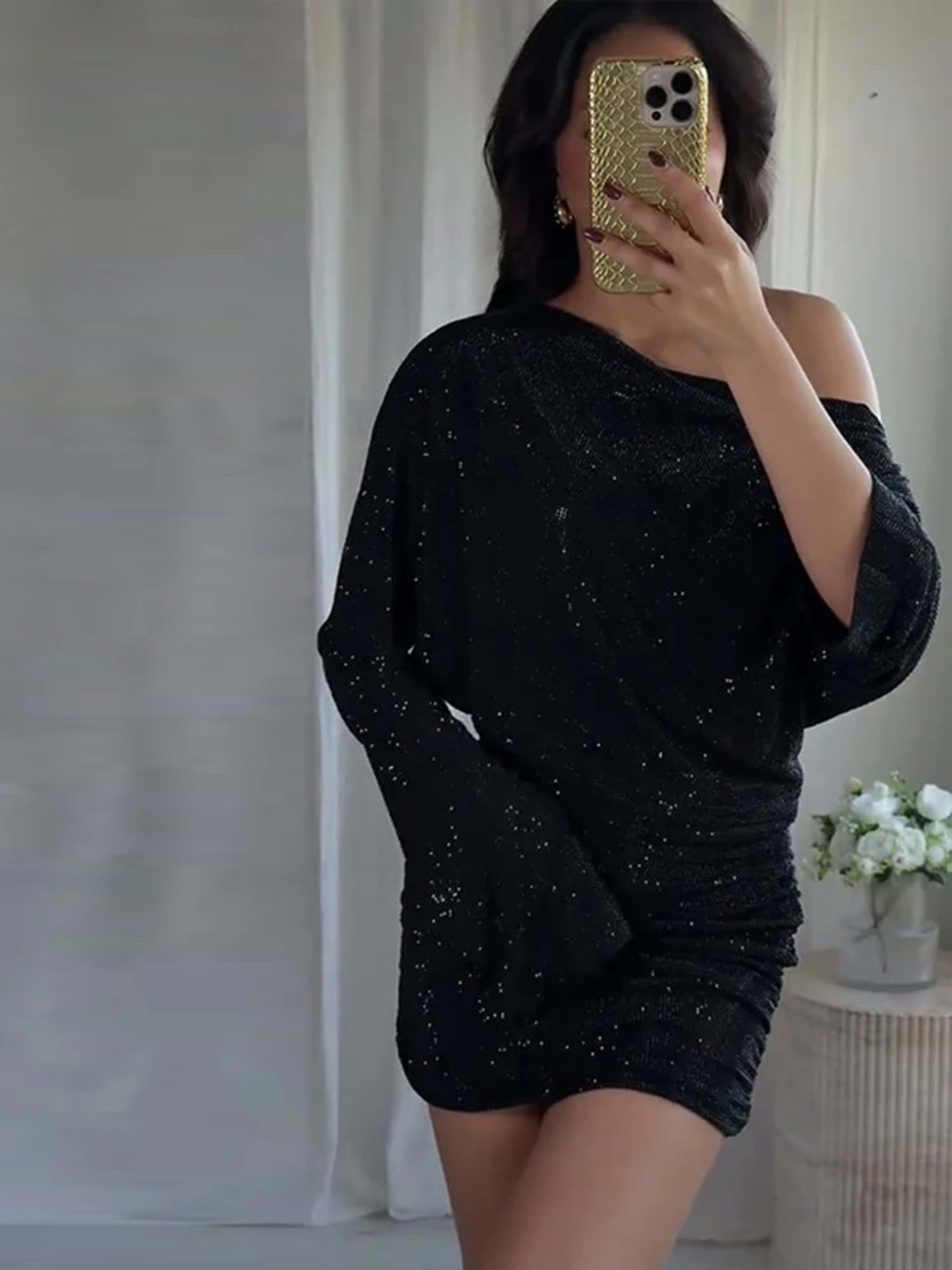 Women's Dresses Elegant Party Dresses Rhinestone Draped Sleeveless Mini Dress Sexy Outerwears Bodycon Formal Gown Woman  6