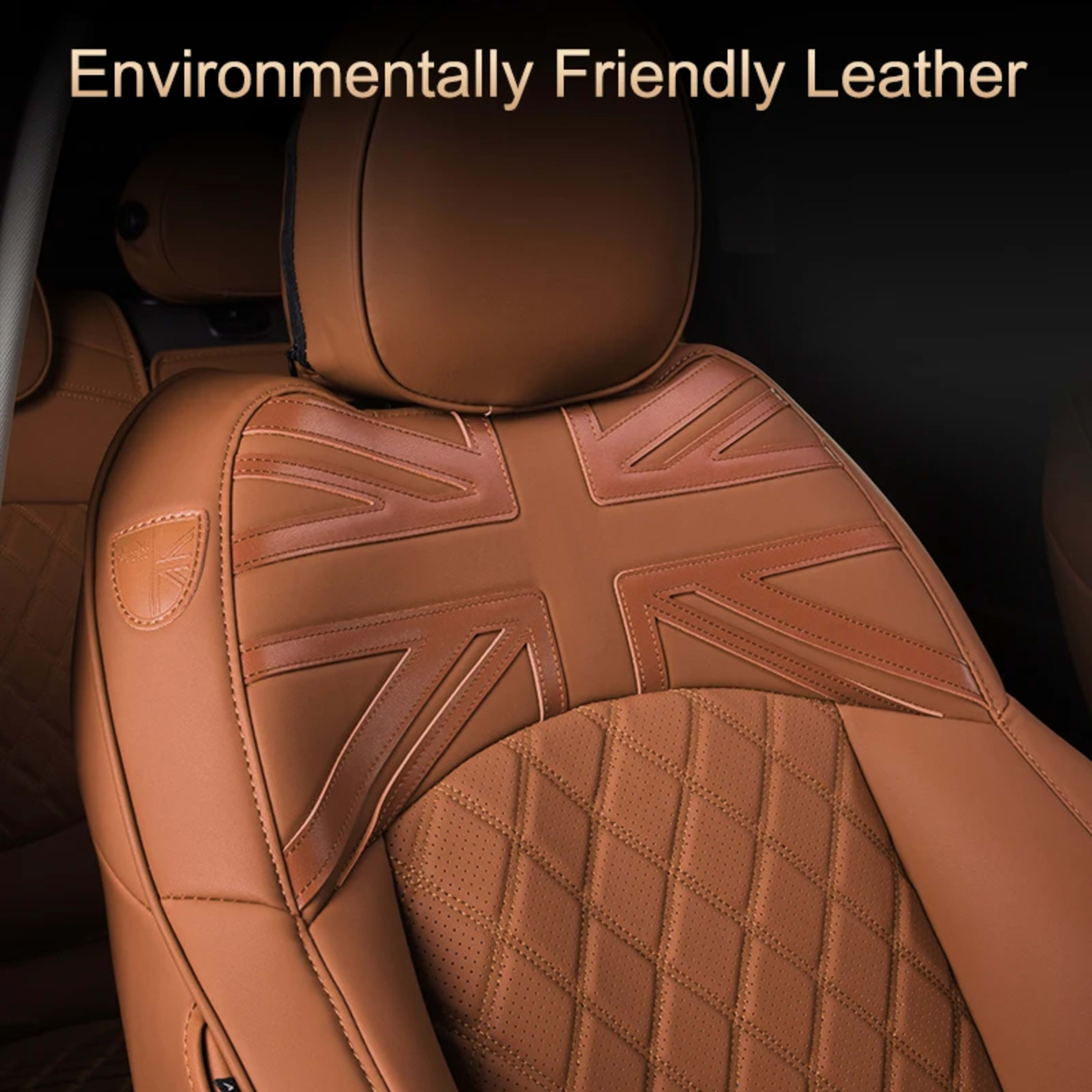 Car Accessories for MINI Cooper R50 R53 HATCHBACK R55 Clubman R56 R57 CABRIO R60 Countryman Custom  Seat Covers Leather  4