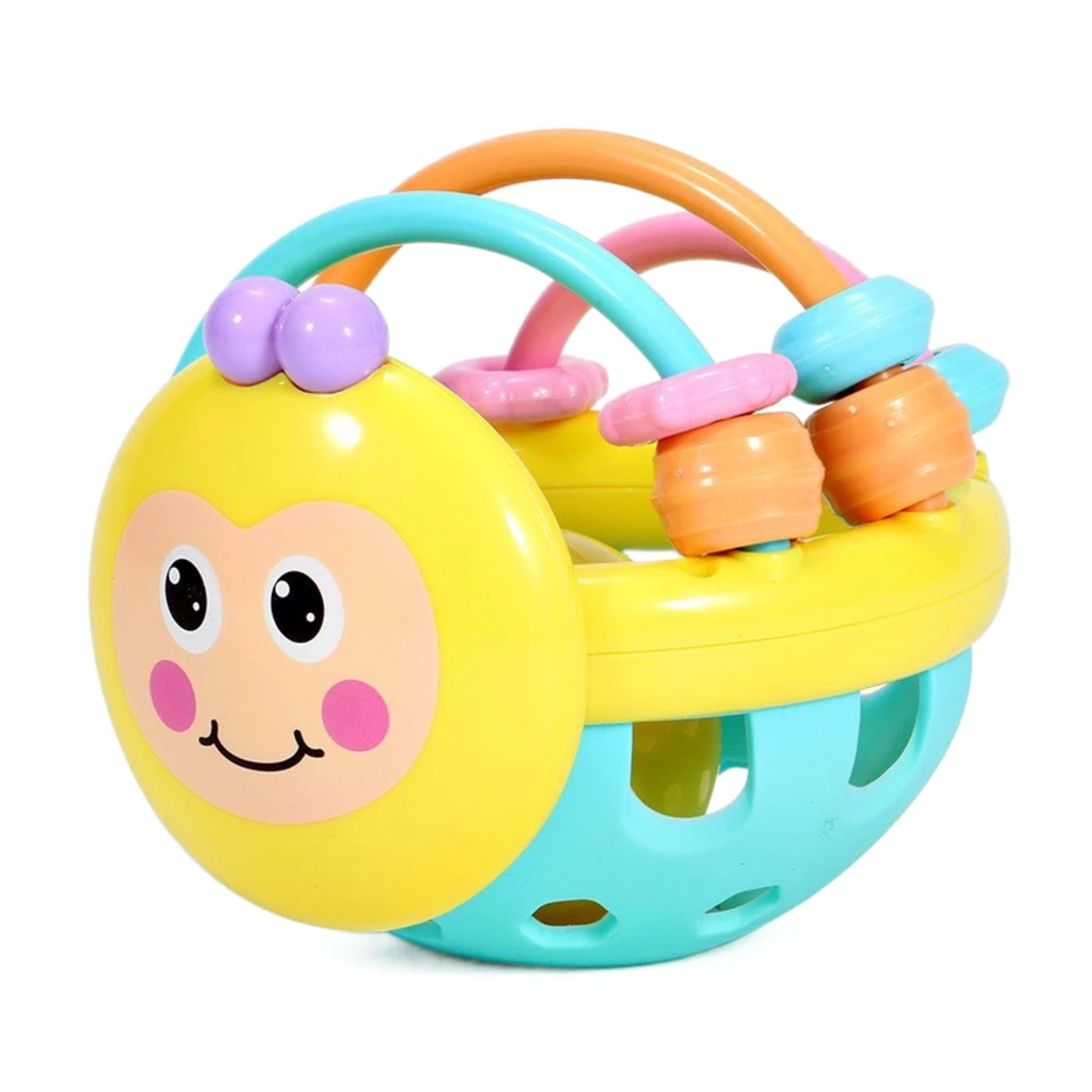 Baby Soft Teething Toys Newborn Early Educational Sensory Teether Rattle Touch Hand Grasping Ball Develop Infant Ball Ga 2
