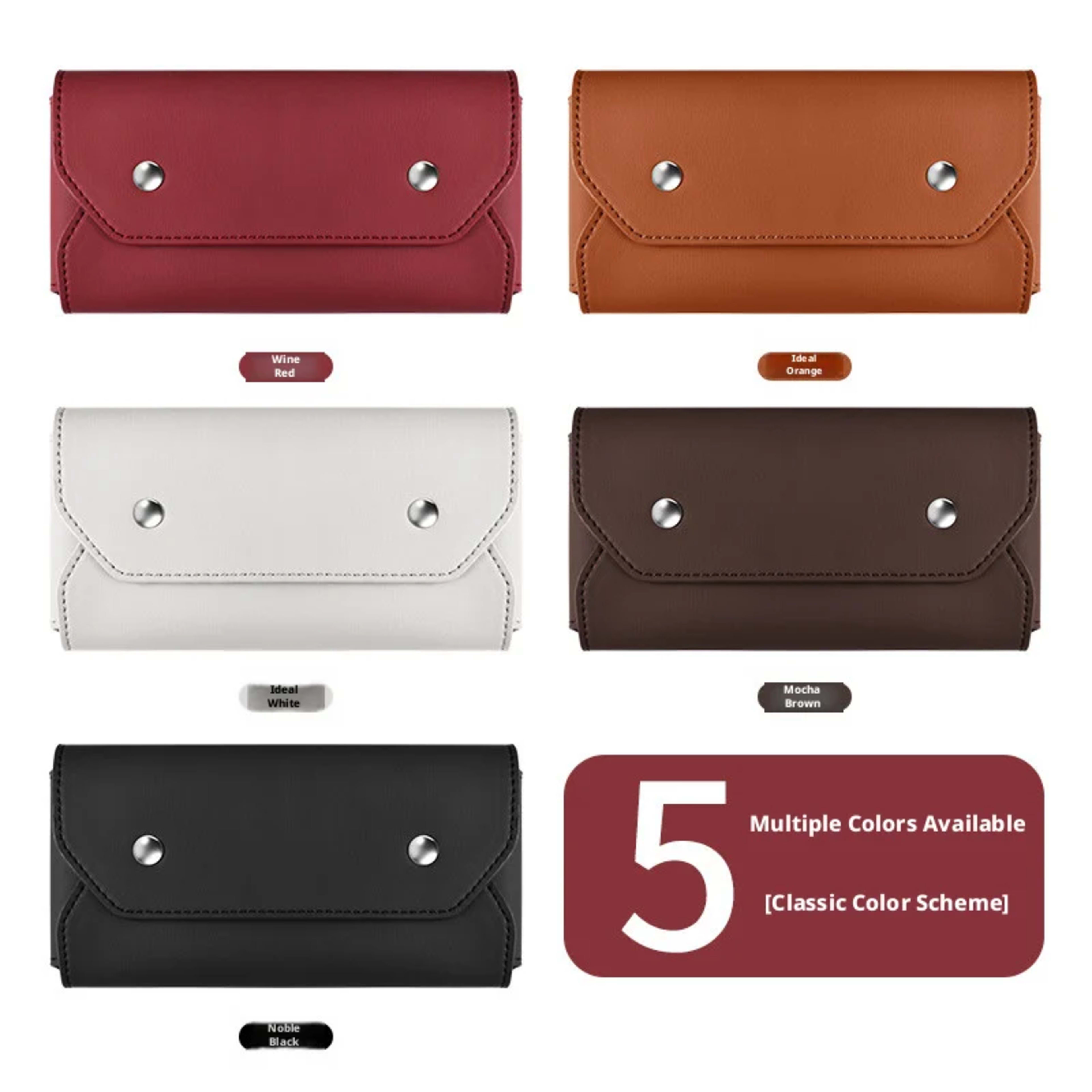 Car glasses case, magnetic car accessories, glasses clip, sun visor, multifunctional sunglasses, sunglasses case, car ac 6