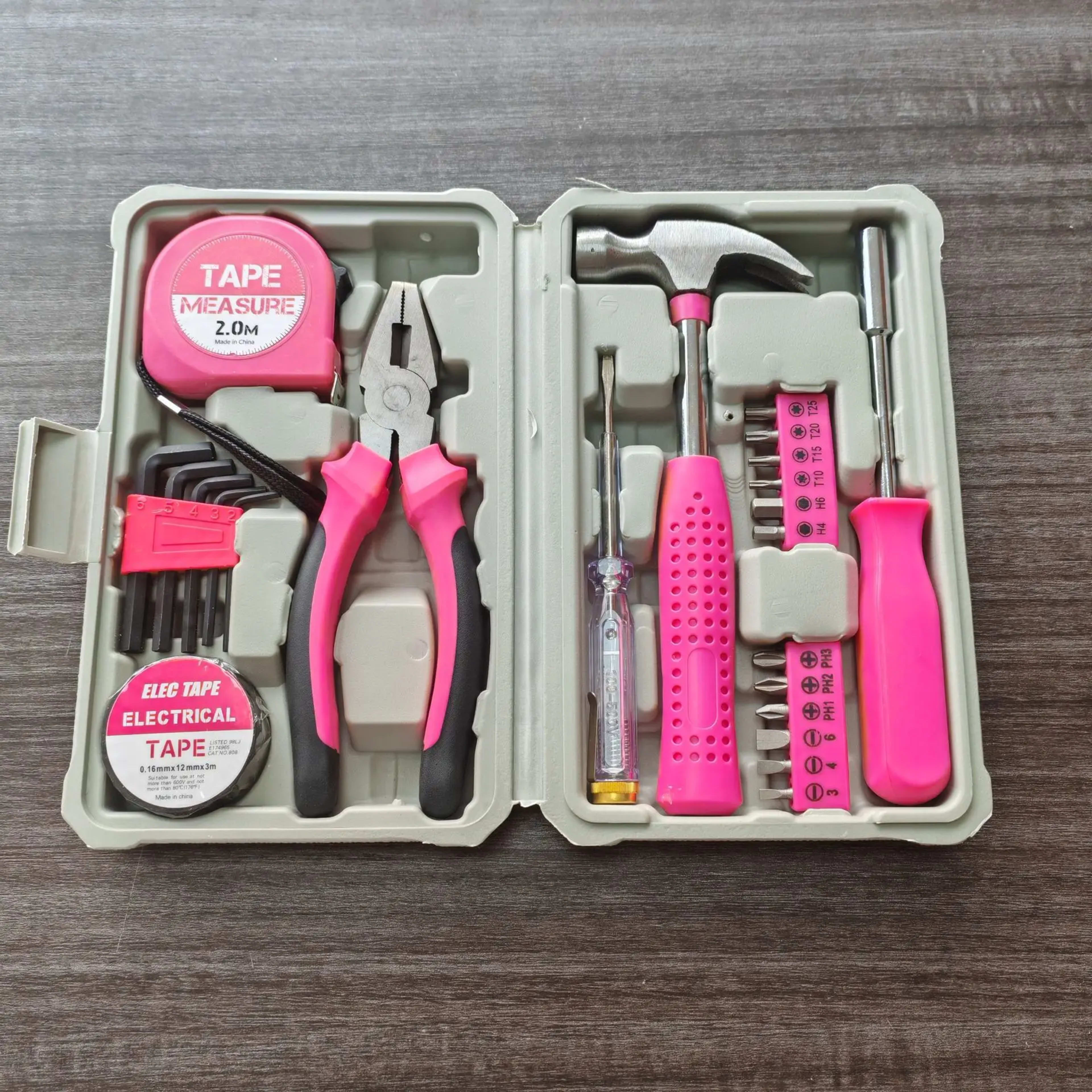 Daily Household Tool Set, Pliers, Hammer, Screwdriver, Toolbox, Home Repair Kit 5