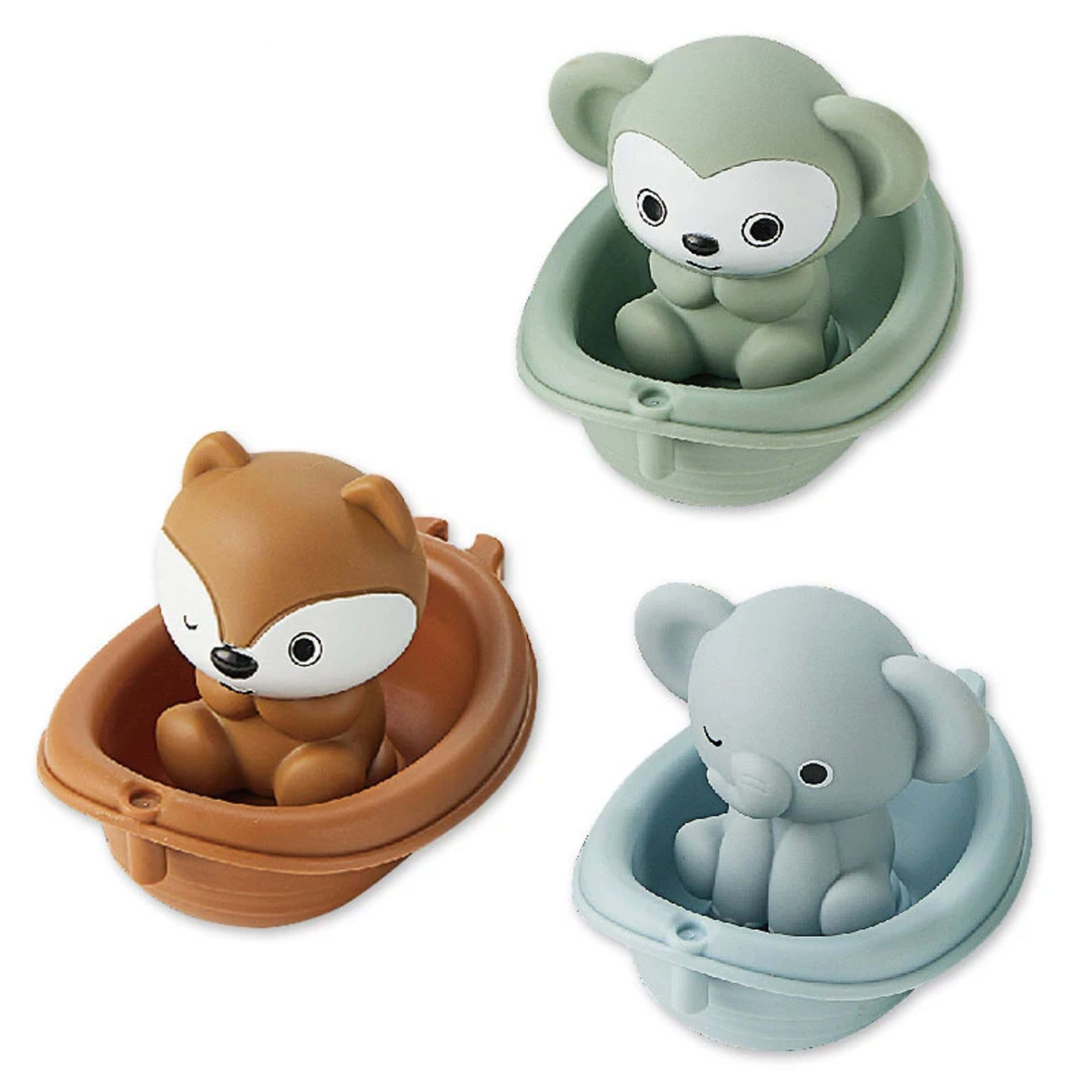 Baby Bath Toys Kids' Inertial Sliding Animal Car Soft Squishy Finger Toys Summer Play Water Toy for Children Kid 2 3 4 5 18