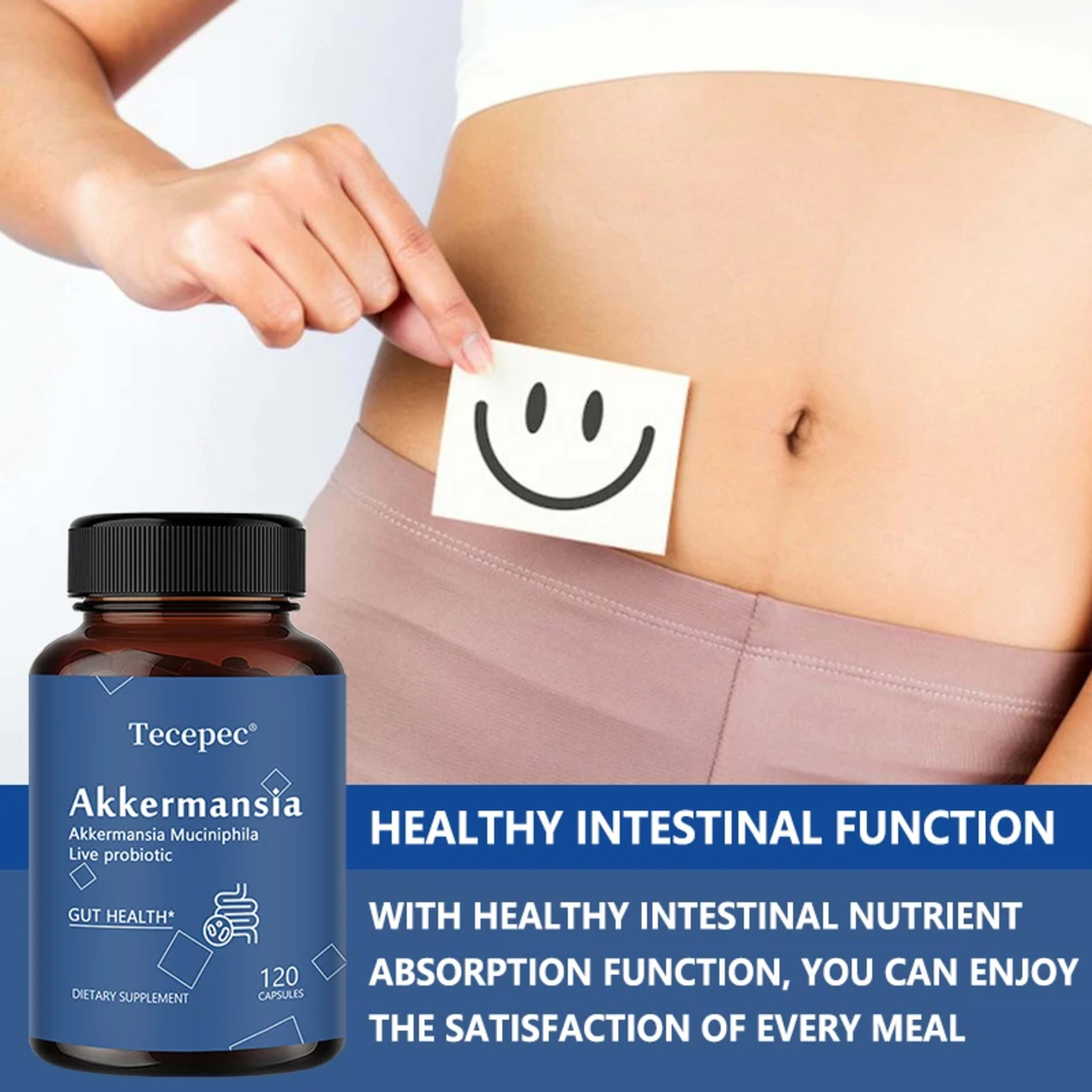 Akkermansia Probiotic, Gut Health Support Supplement | Contains Akkermansia Muciniphila – Enhances Nutrient Absorption 2