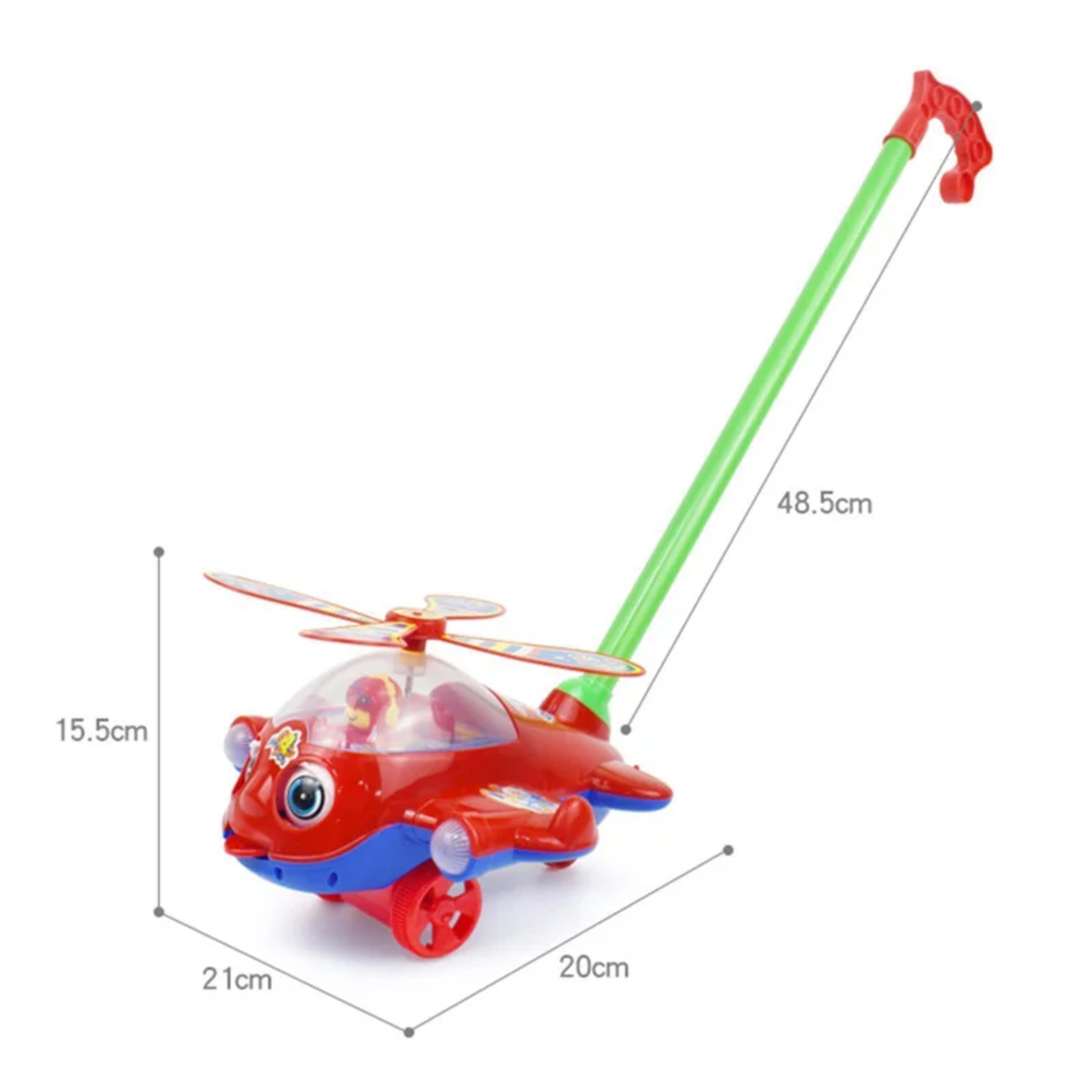 Baby Walker Toy Hand Push Toddler Toy Plane Car Toy Push Along Walking Toy for Kids Children Boys Girls Outdoor 2