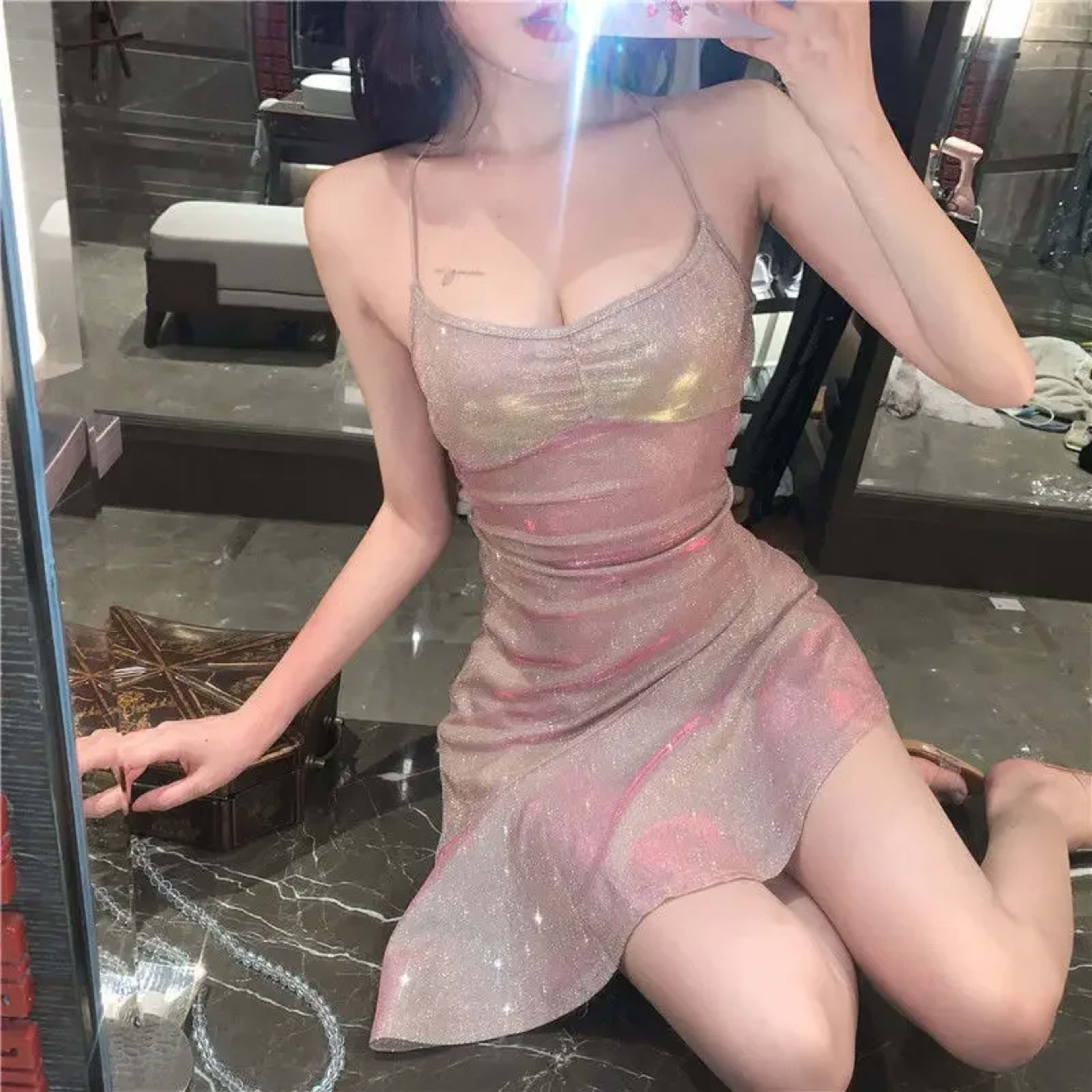 Woman Dresses Summer Dress Women's Irregular Halter Vestido De Mujer Femme Robe 3