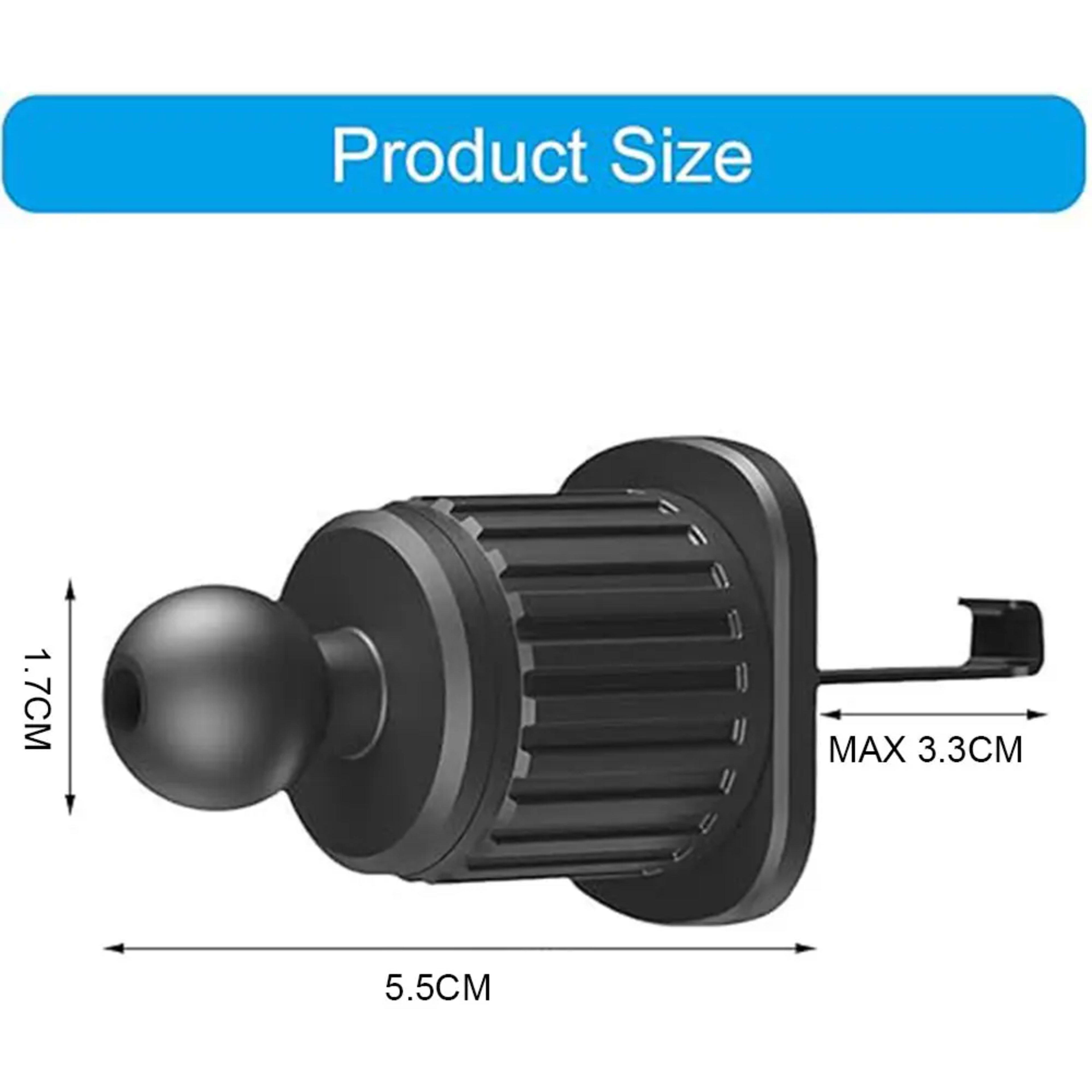 Car Phone Holder Bracket Accessories Interior Auto Air Outlet Cellphone Support Parts Phone Stand Base Fixing Clip 2