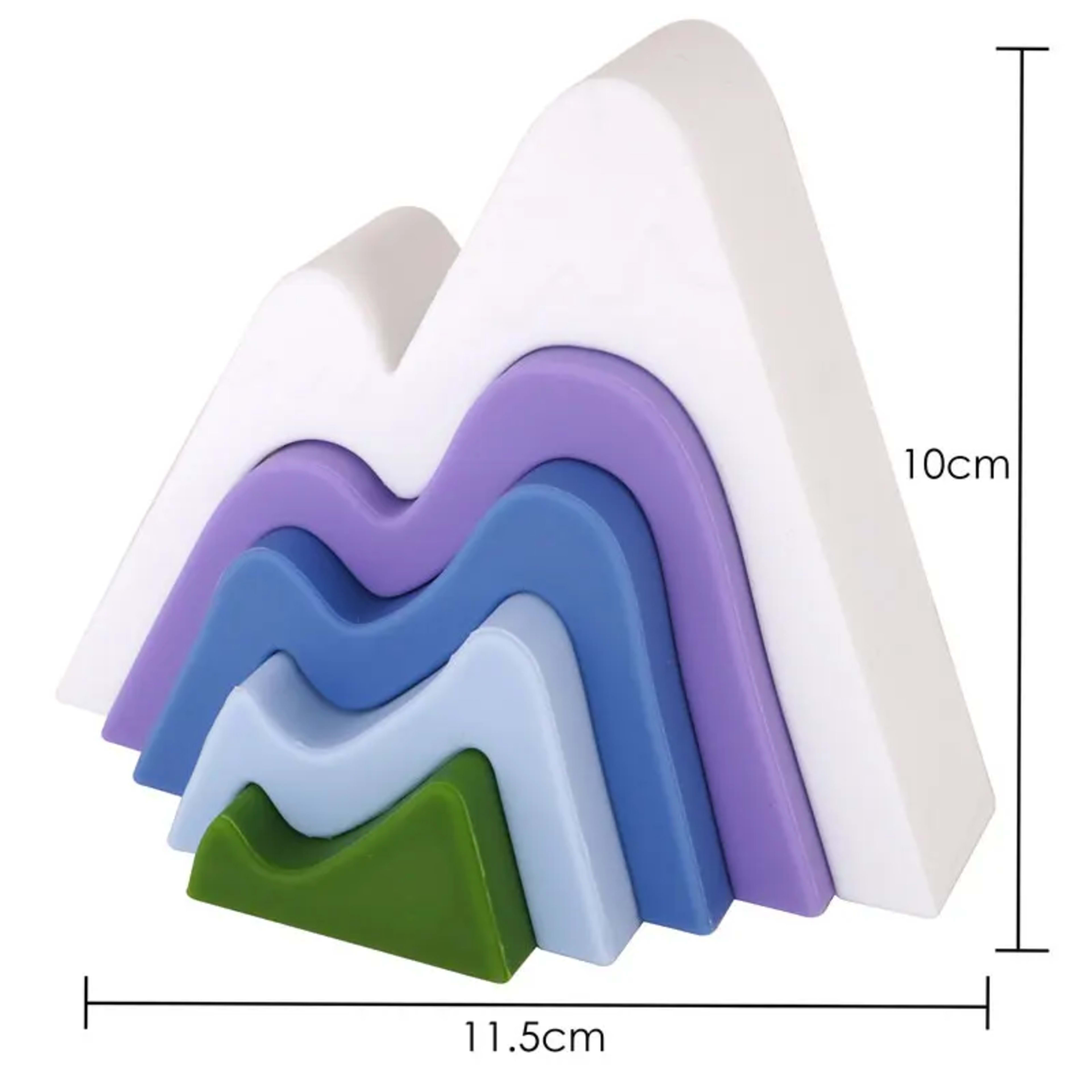 New Children's Toys Colorful Baby Learning Educational Building Blocks Stacking Toys For Kids Toddler Early Educational  5