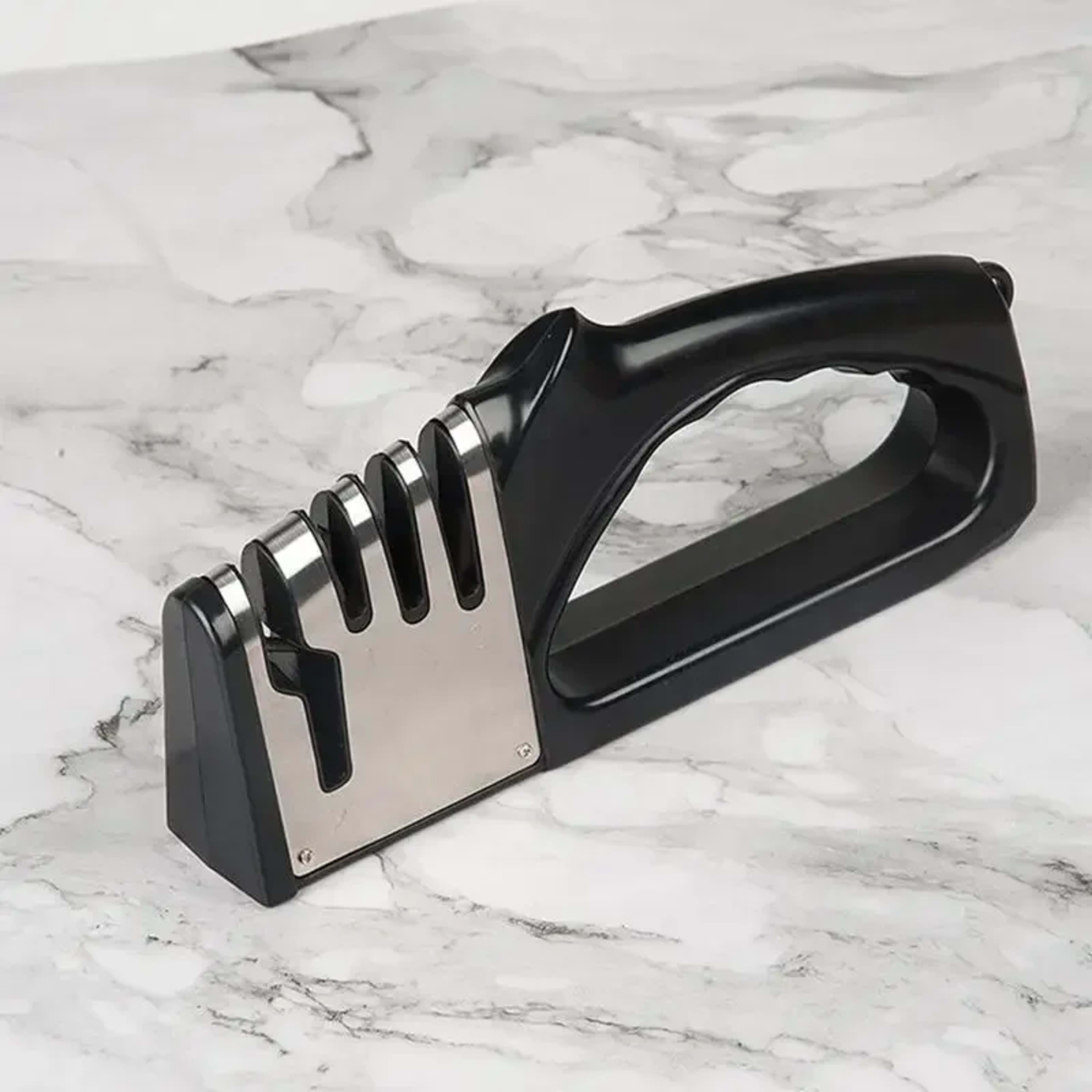 Kitchen 4 Segment Knife Sharpener Multifunctional Portable Non-slip Base Knife Sharpener Household Kitchen Gadgets Acces 2