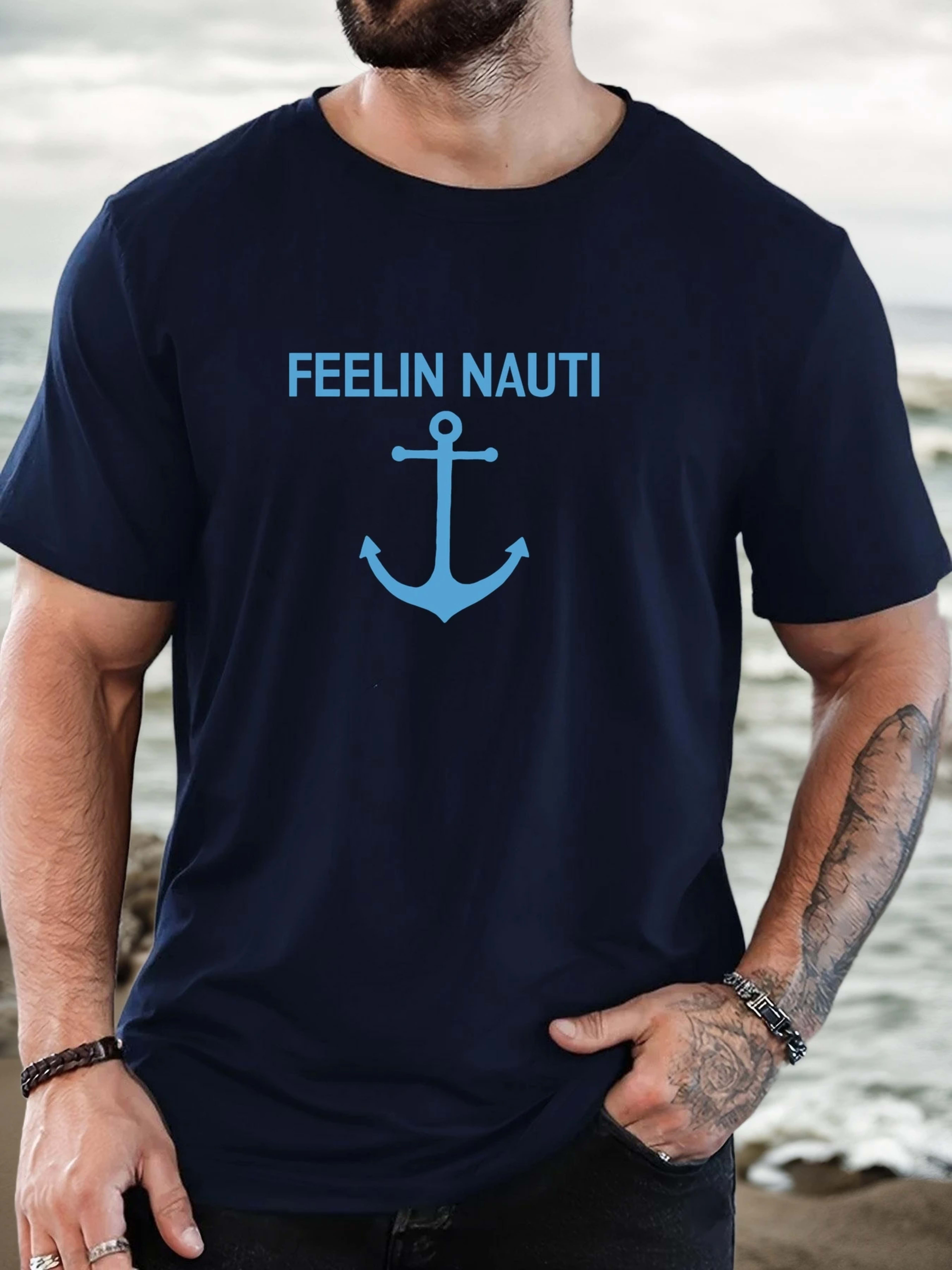 T Shirt for Man 100% Cotton Summer Round Neck Short Sleeve Graphic Print Breathable Streetwear Fashion Leisure Cool T-sh 5