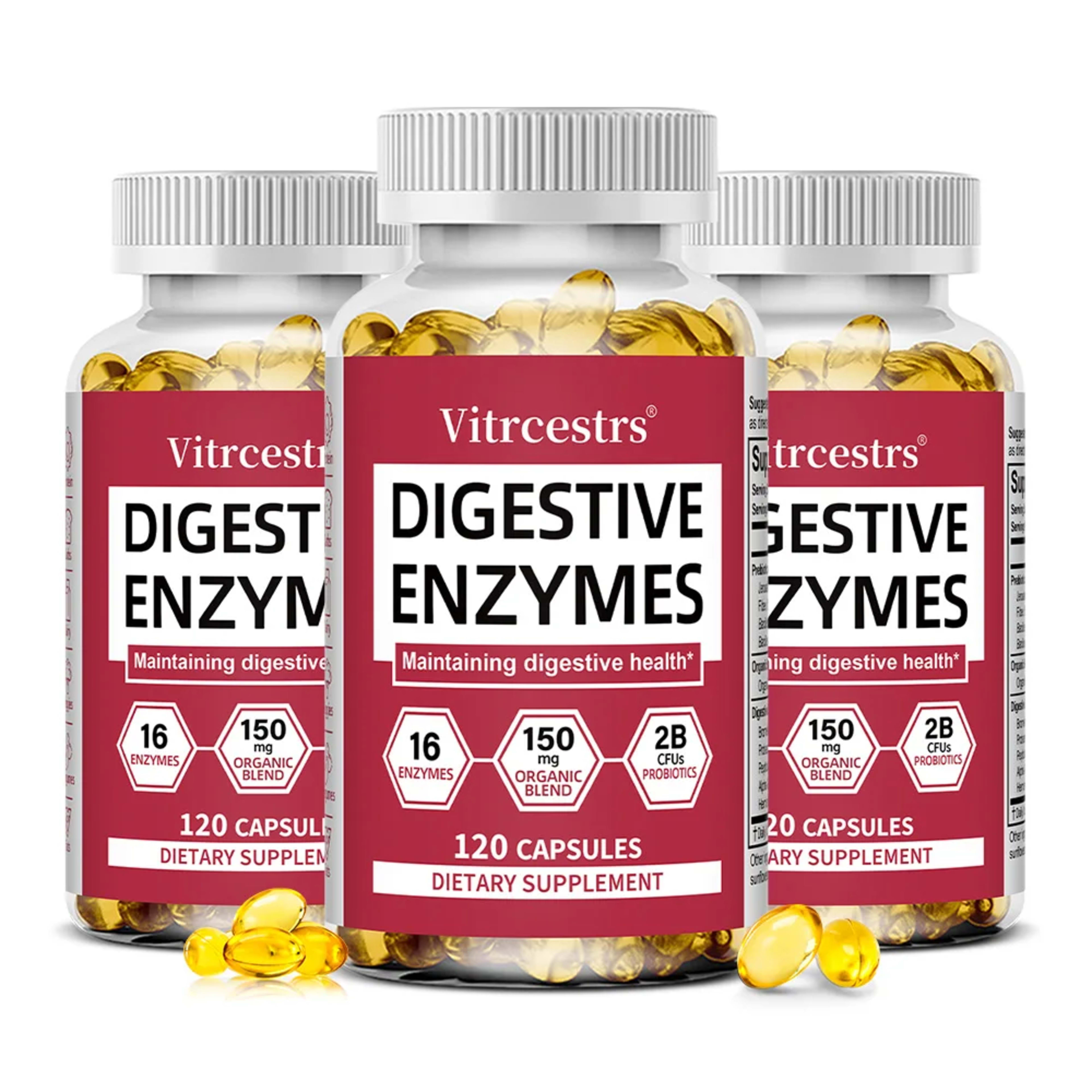 Digestive Enzyme Supplement Capsules – Promote Digestive Health, Support Gut Health, Suitable for Both Men and Women 11