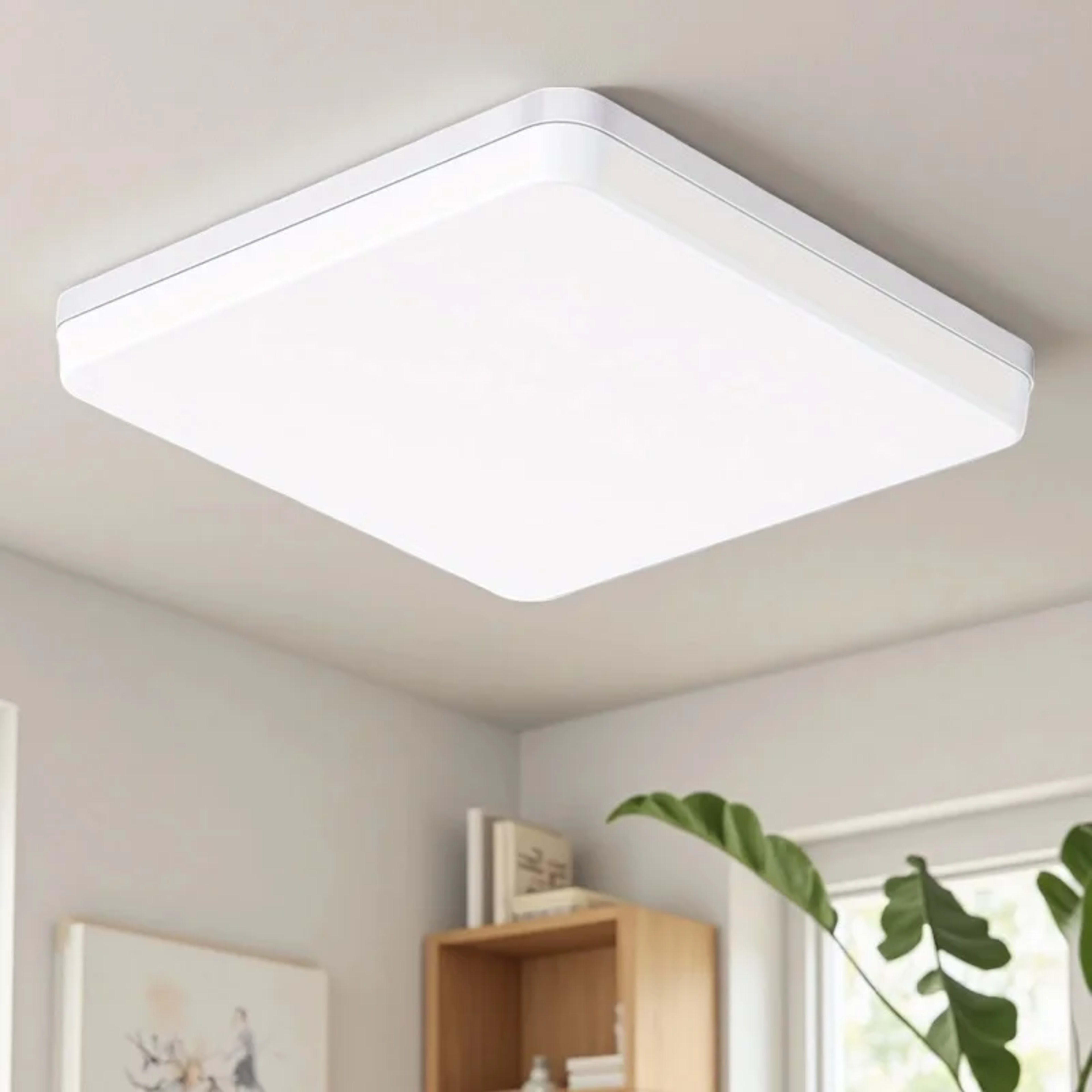 LED Ceiling Lamp 18-48W Flush Mount Fixture 3000K-6000K Daylight Modern Home Lighting for Bedroom Living Room Kitchen