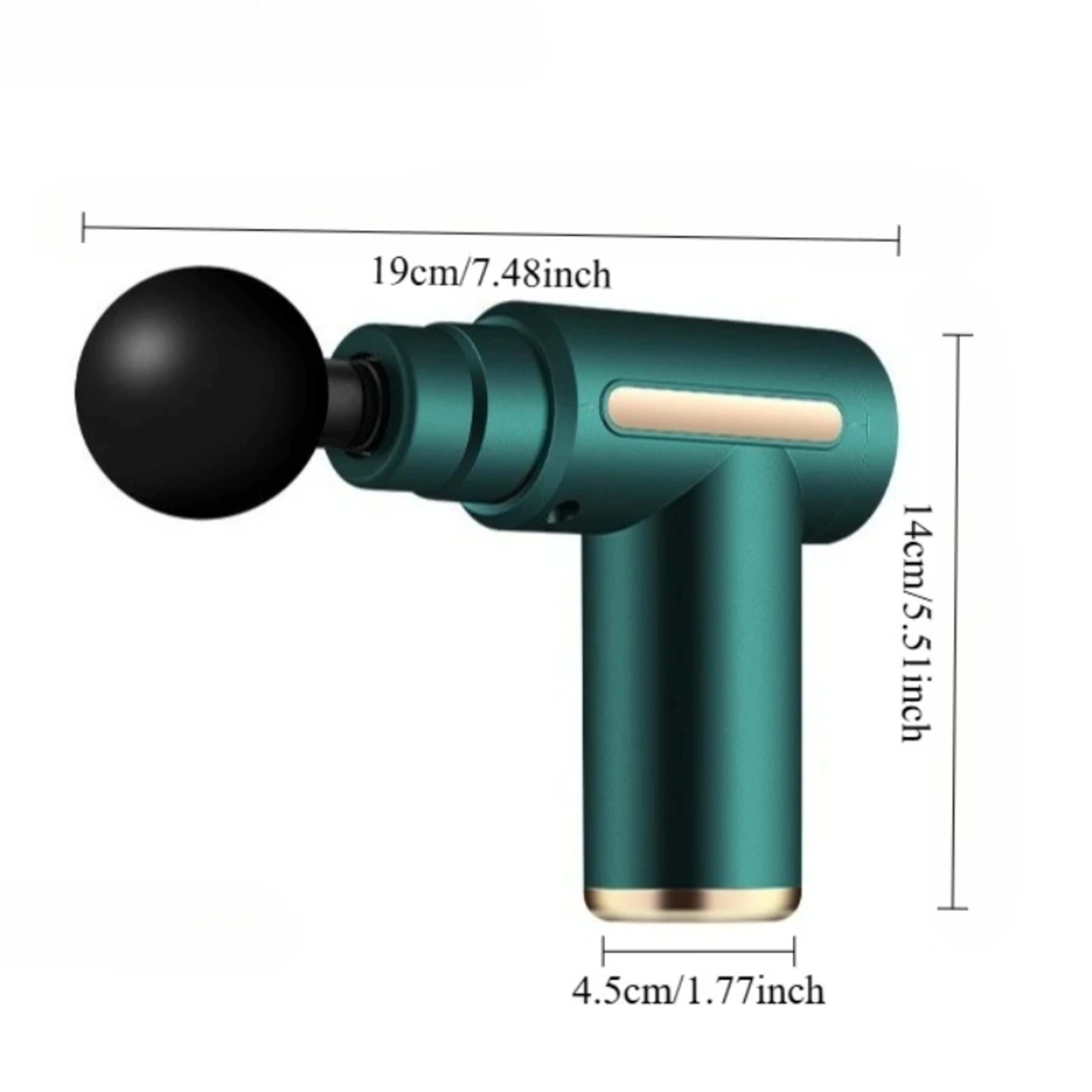 Portable Small Massager Muscle Relaxation Fascia Gun Massage Artifact Fitness Massage Gun Handheld Massager Fascia Gun 4