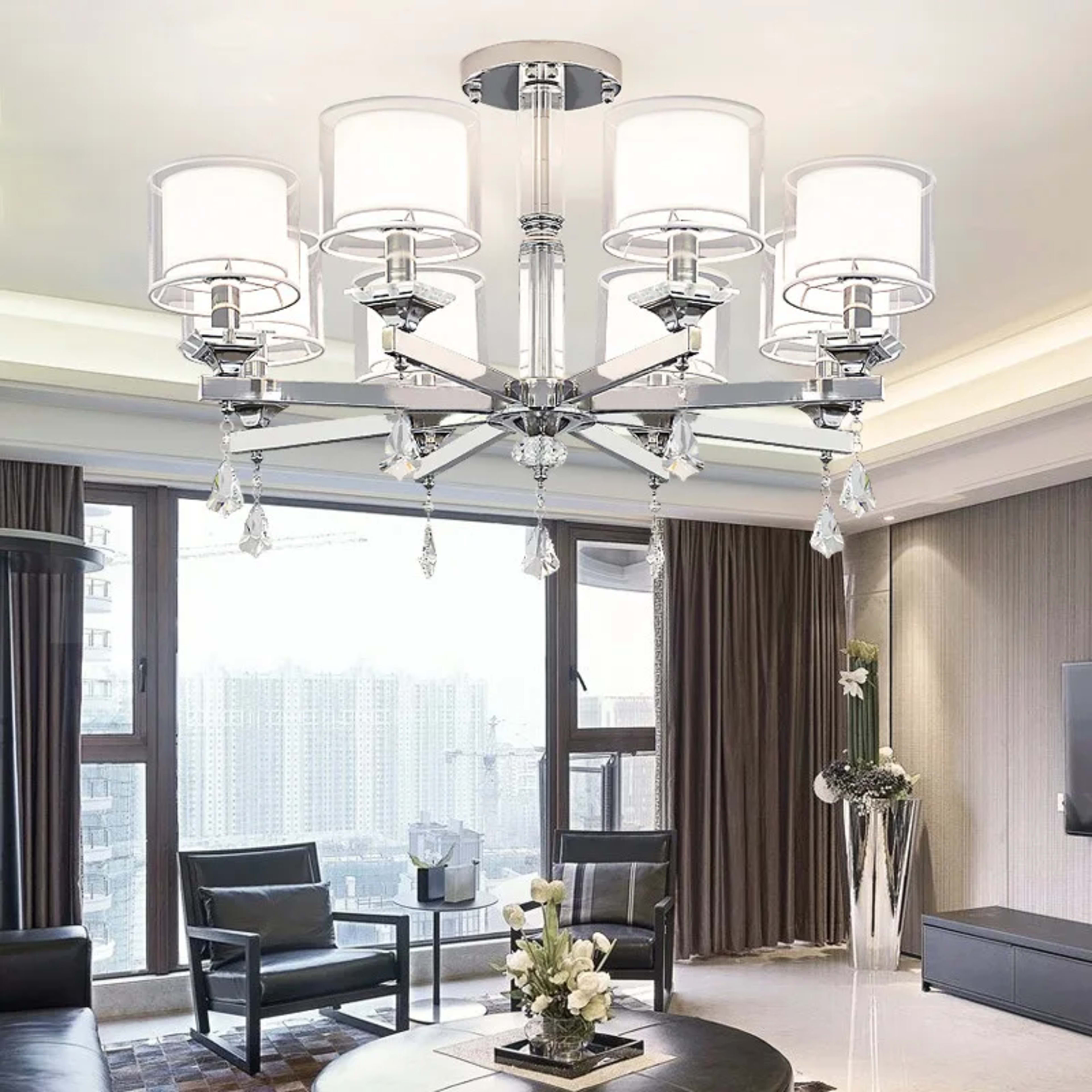 Led Pendant Lights Modern Luxury Crystal Chandelier Living Room Bedroom Ceiling Lamp Dining Table Light Home Decoration  4
