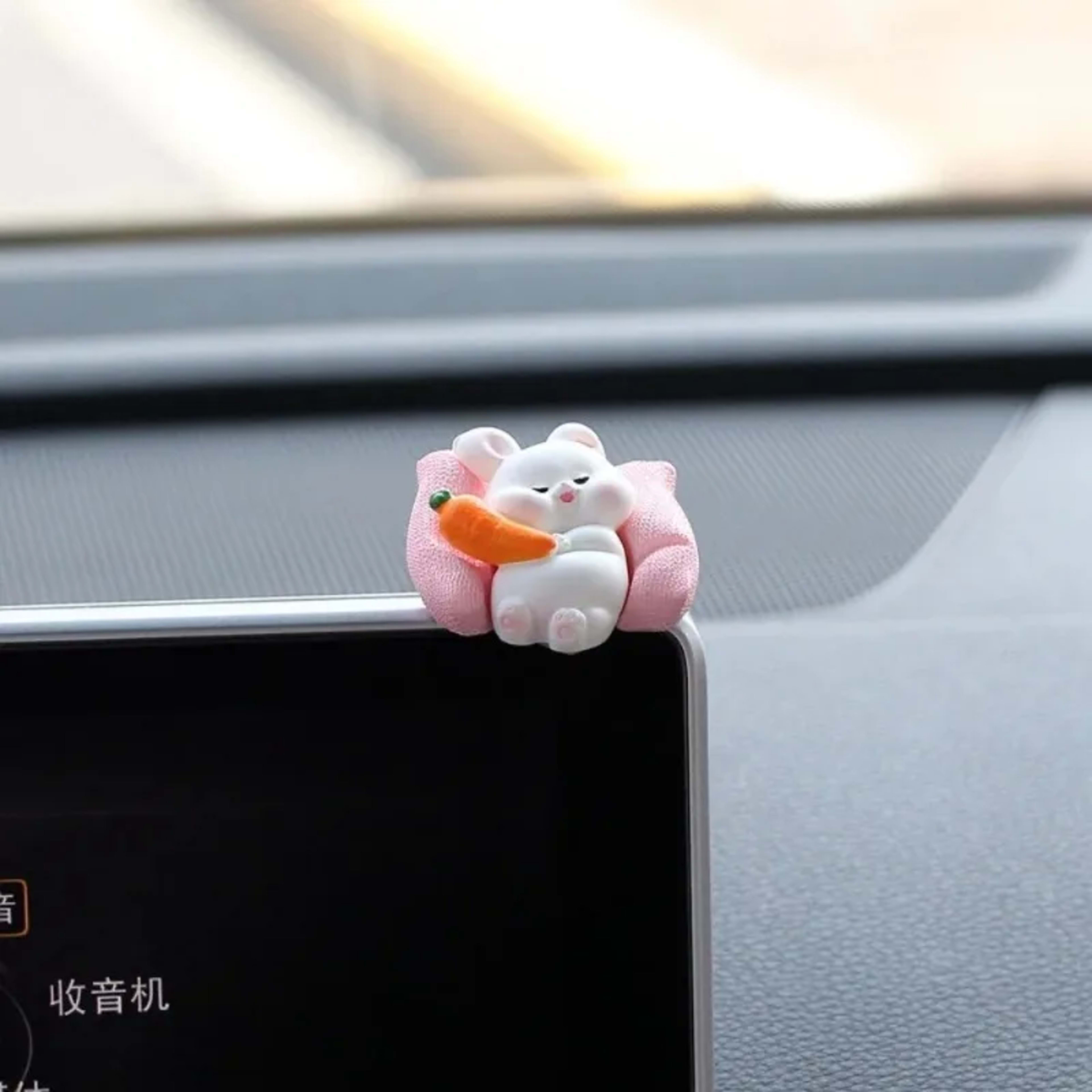 Cute Cars Accessories Funny Kawaii Animal Ornament Auto Central Control Screen Rearview Mirror Decor Car Accessories Int 6