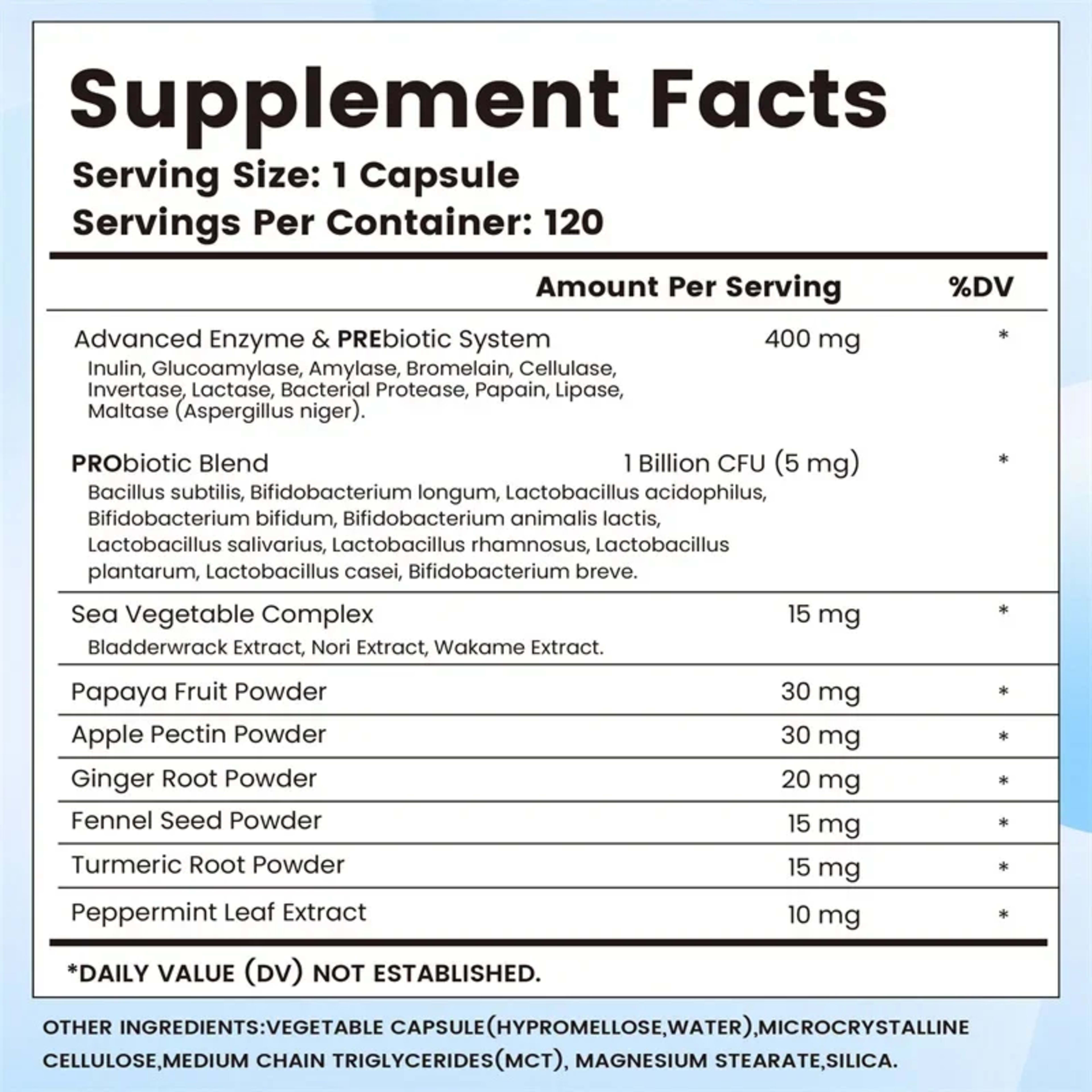 Digestive Enzymes Supplement - Digestion and Intestinal Health for Adults Men and Women, Promotes Nutrient Absorption 2