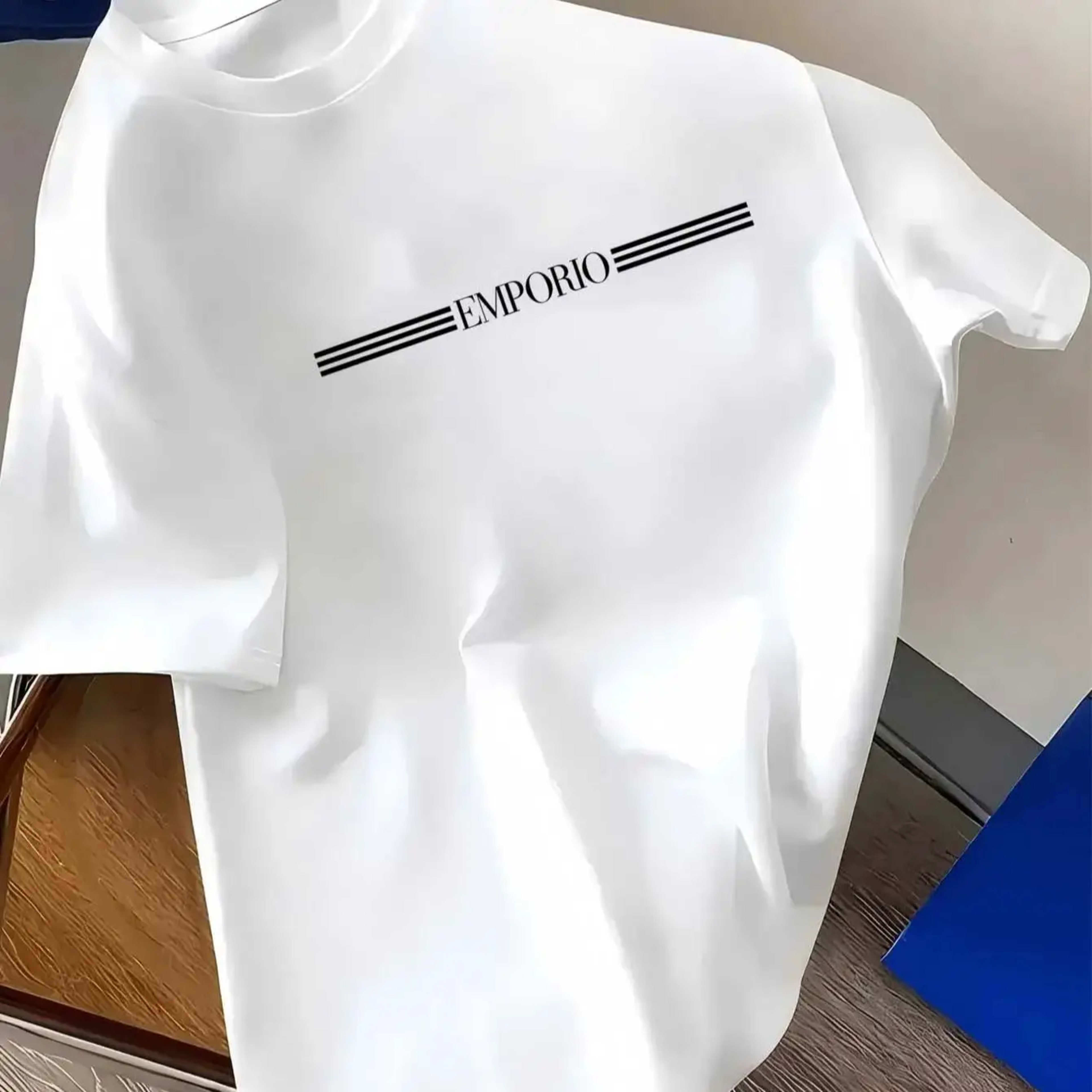 Men's T-shirt - Breathable and sweat-wicking short-sleeved round-neck casual and sportswear style shirt suitable for all