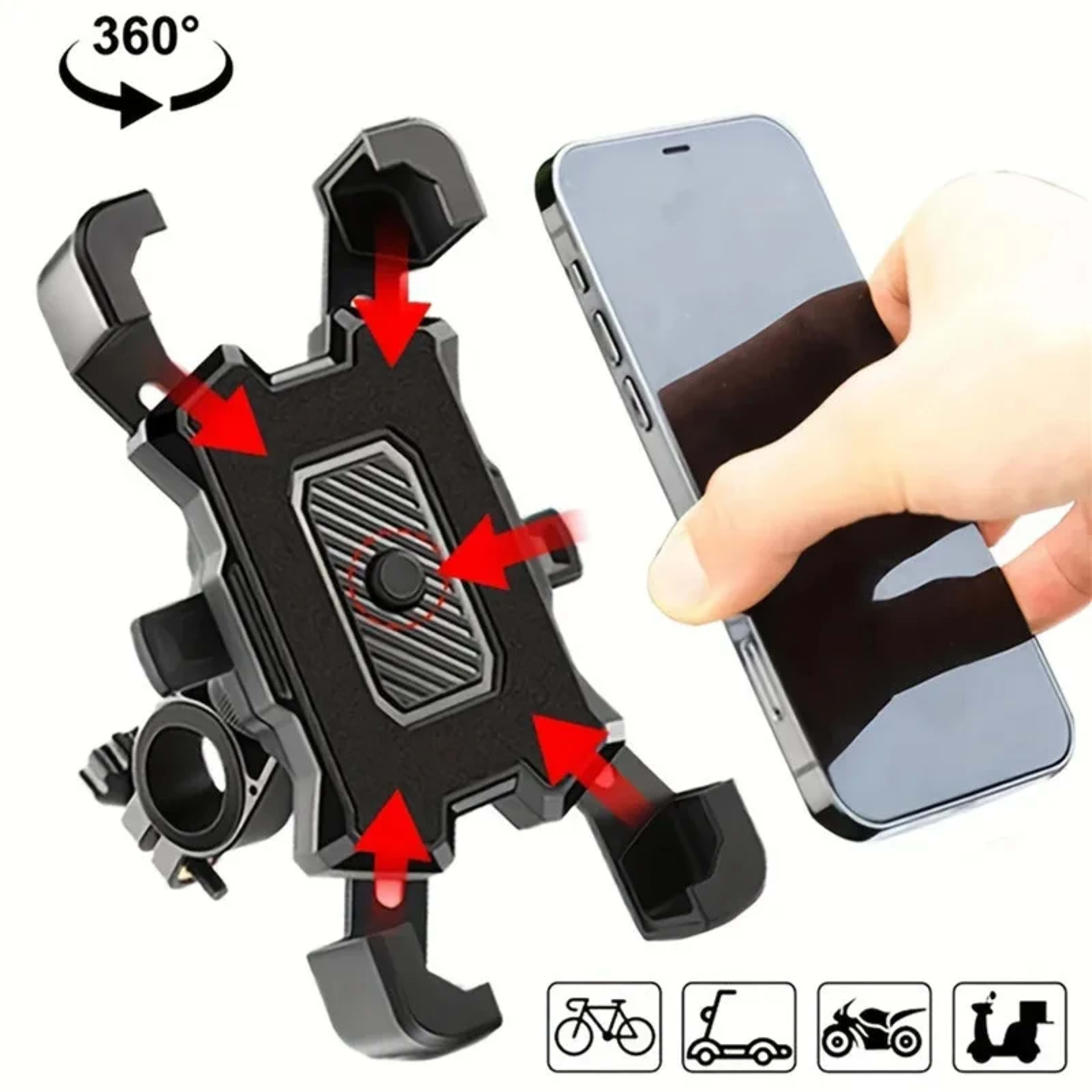 Bicycle Phone Holder Bike Accessories Motorcycle Adjustable Stand 360° Rotatable GPS Clip Cycling Mtb Accesories Bikes S