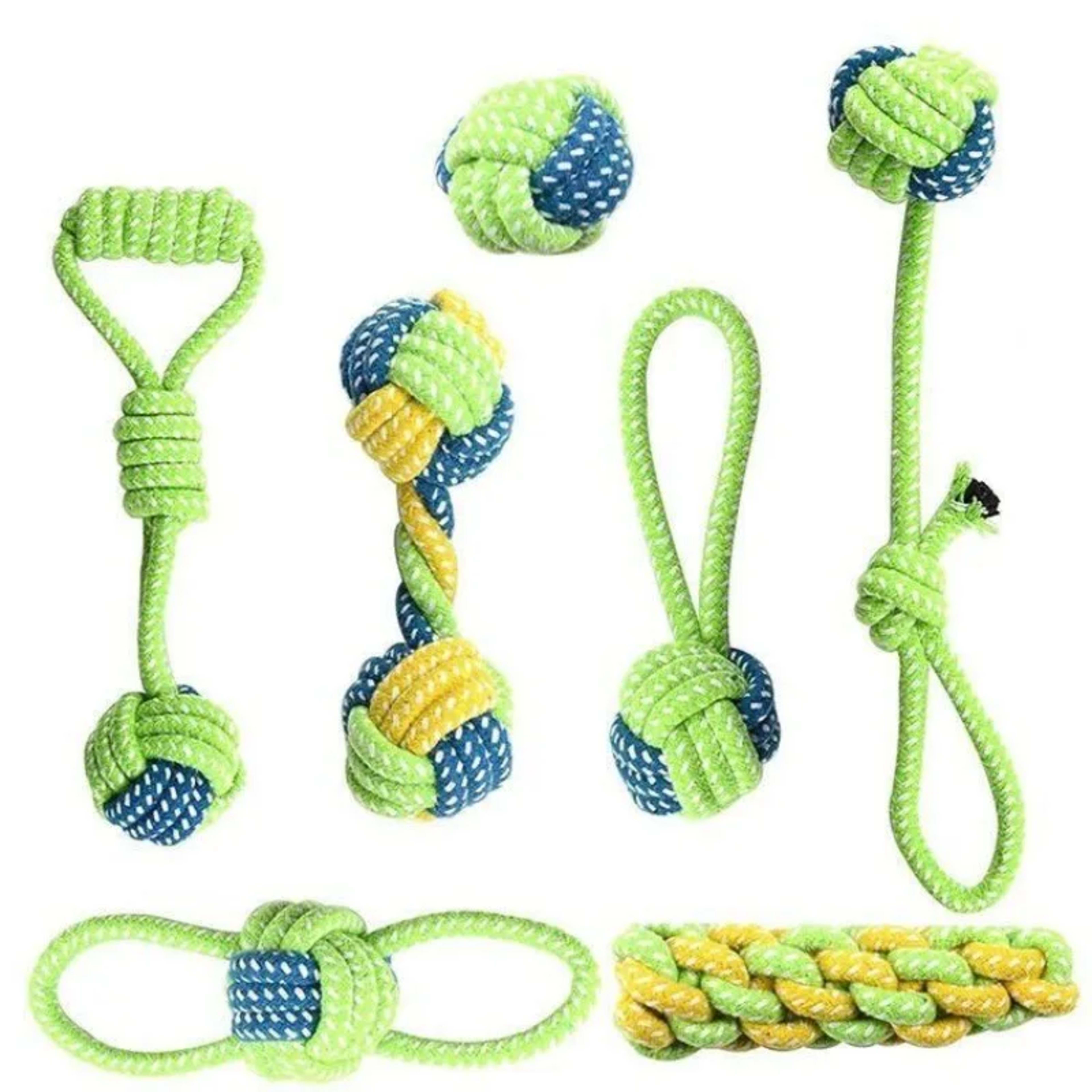 Pet Dog Toys for Large Small Dogs Toy Interactive Cotton Rope Mini Dog Toys Ball for Dogs Accessories Toothbrush Chew Pu 1