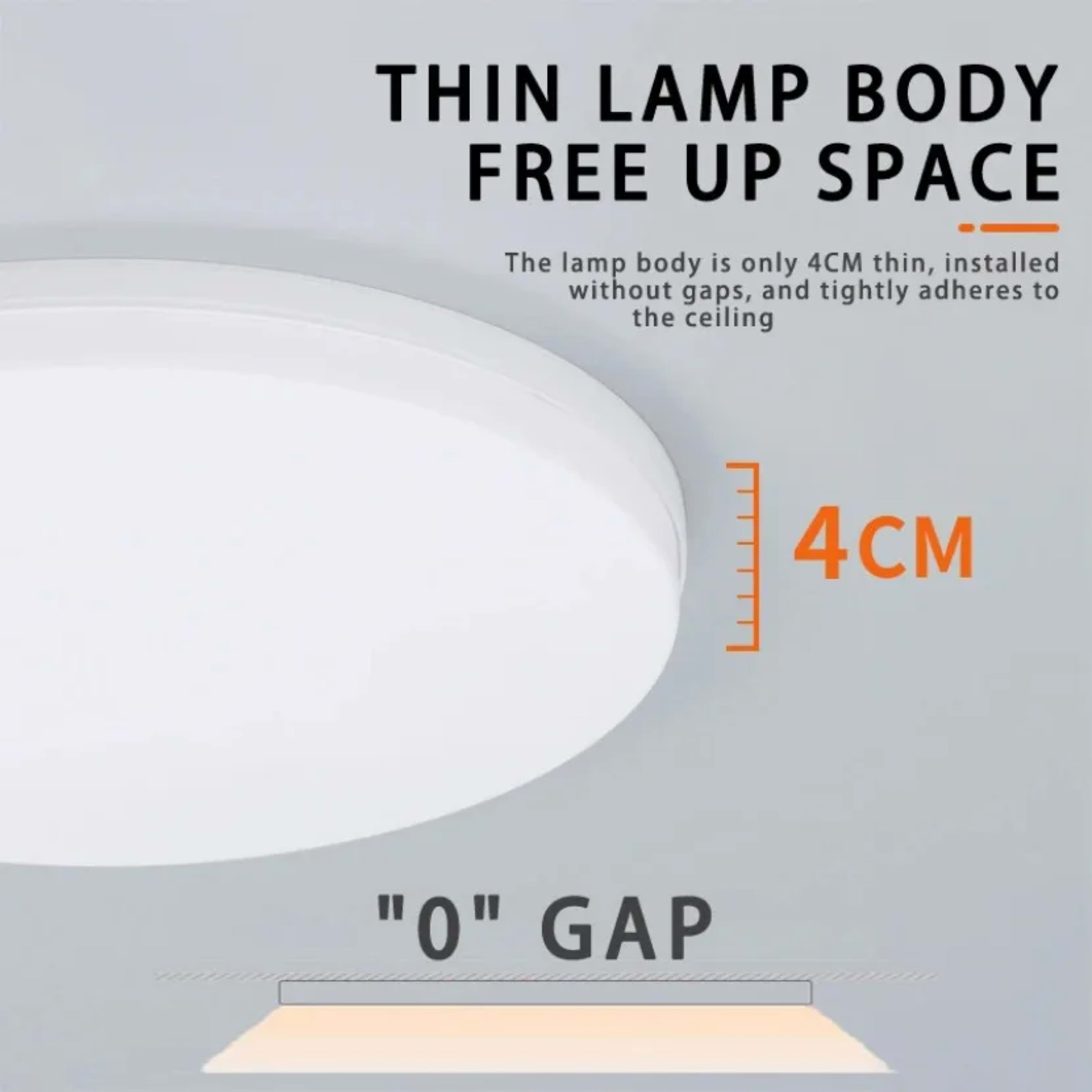 LED Ceiling Light Modern Circular Ultra-thin Light Fixture Bedroom Living Room 18W 24W 36W 48W Indoor Home Decoration Li 5