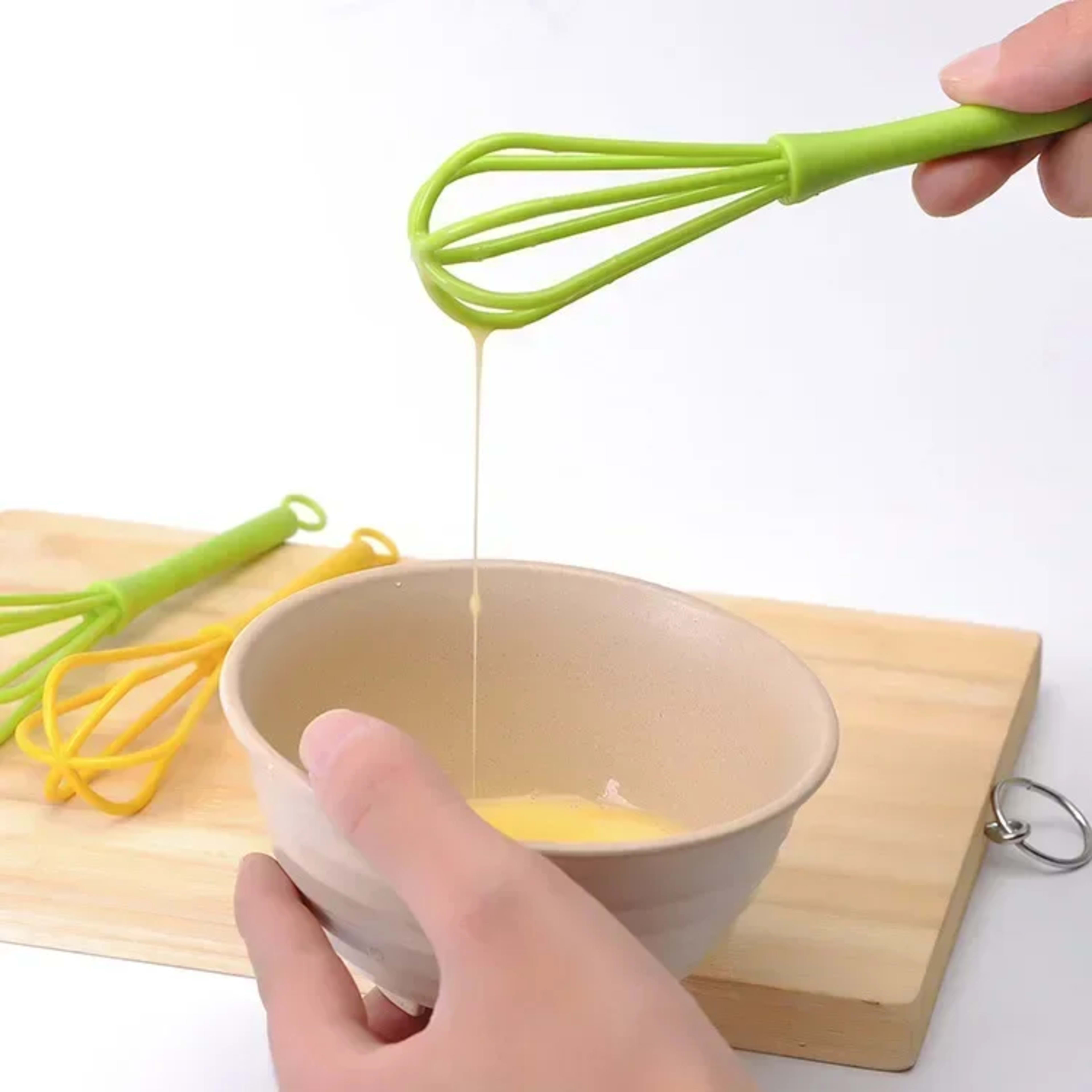 Kitchen Accessories Egg Hand Mixer Whisk Plastic Cooking Tools Cream Baking Flour Mixer Egg Tool kitchen gadgets 1PC 4