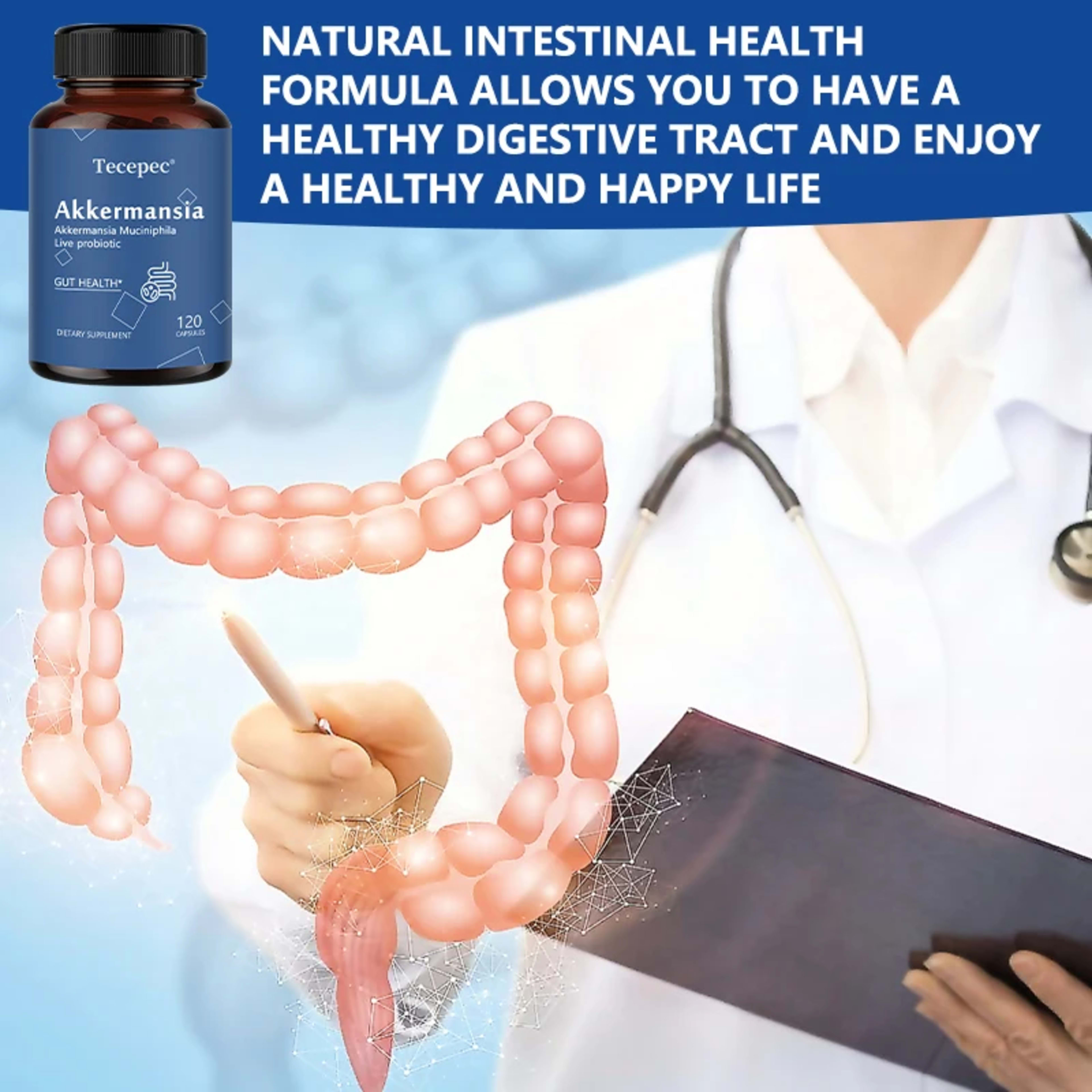 Akkermansia Probiotic, Gut Health Support Supplement | Contains Akkermansia Muciniphila – Enhances Nutrient Absorption 3