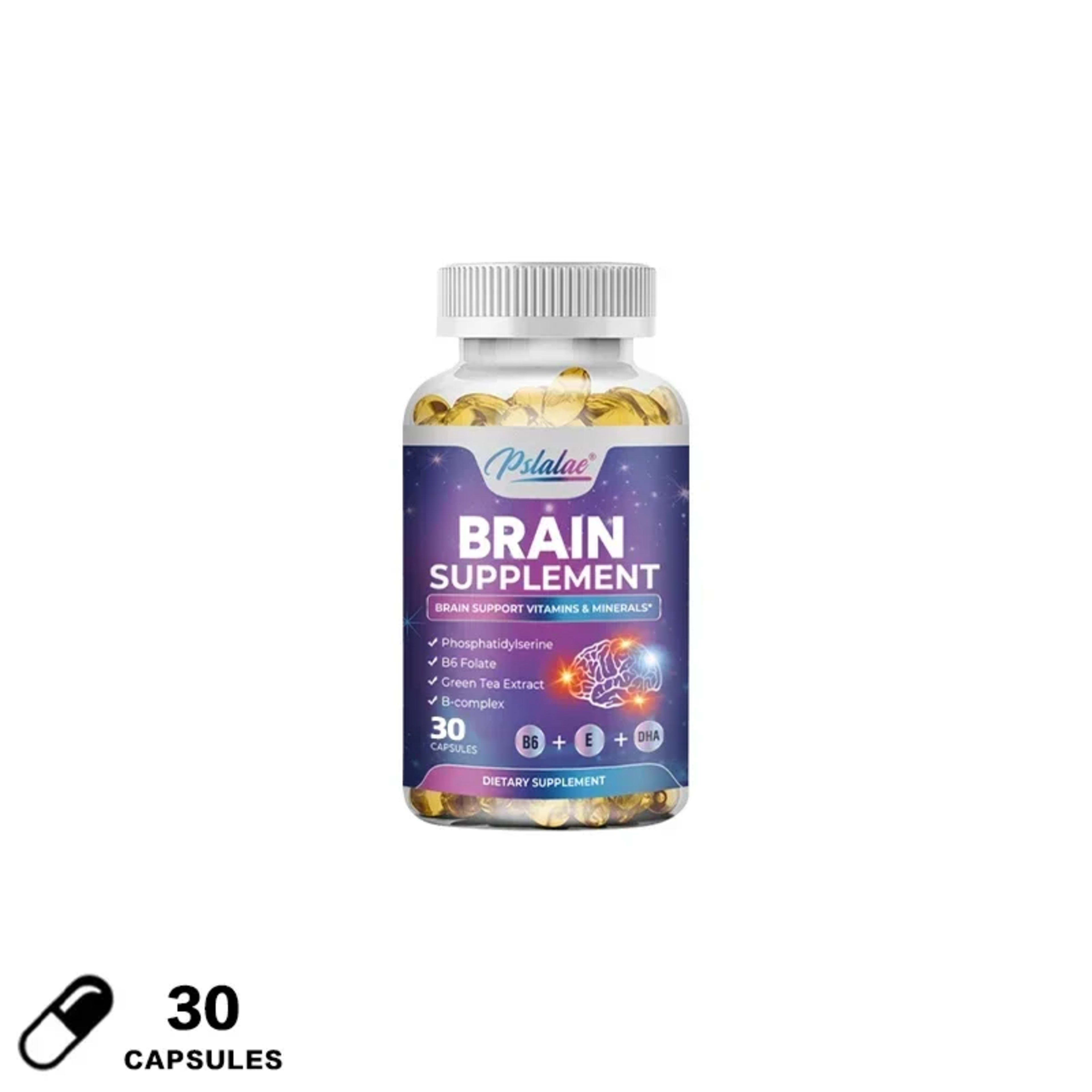 Brain Supplement - Contains B Vitamins To Support Brain Health, Improve Cognitive Function, and Enhance Memory and Conce 10