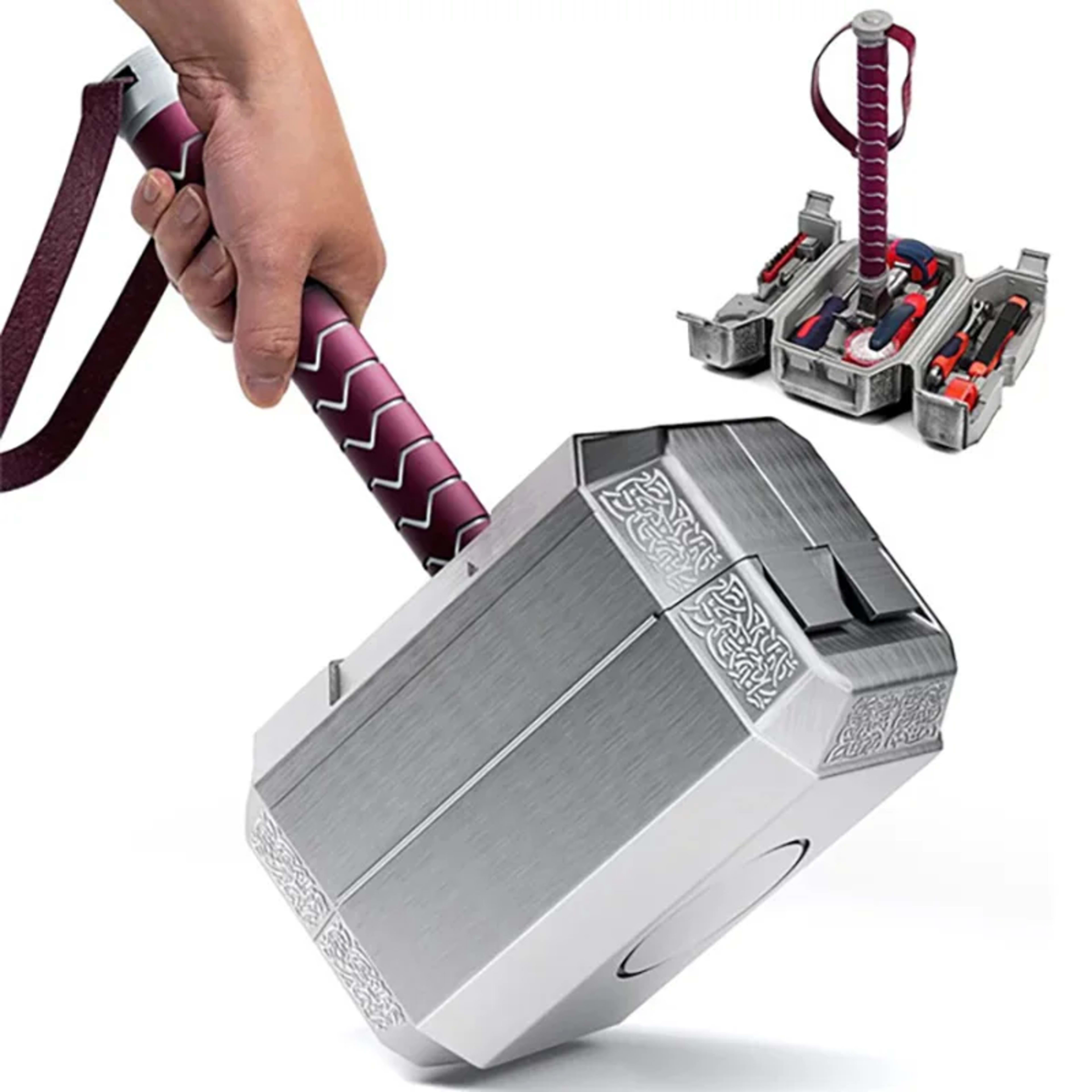 12-in-1 Hammer-Shaped Multi-Function Tool Kit – Portable DIY Repair Set with Screwdriver, Wrench & Pliers for Home & Car 2