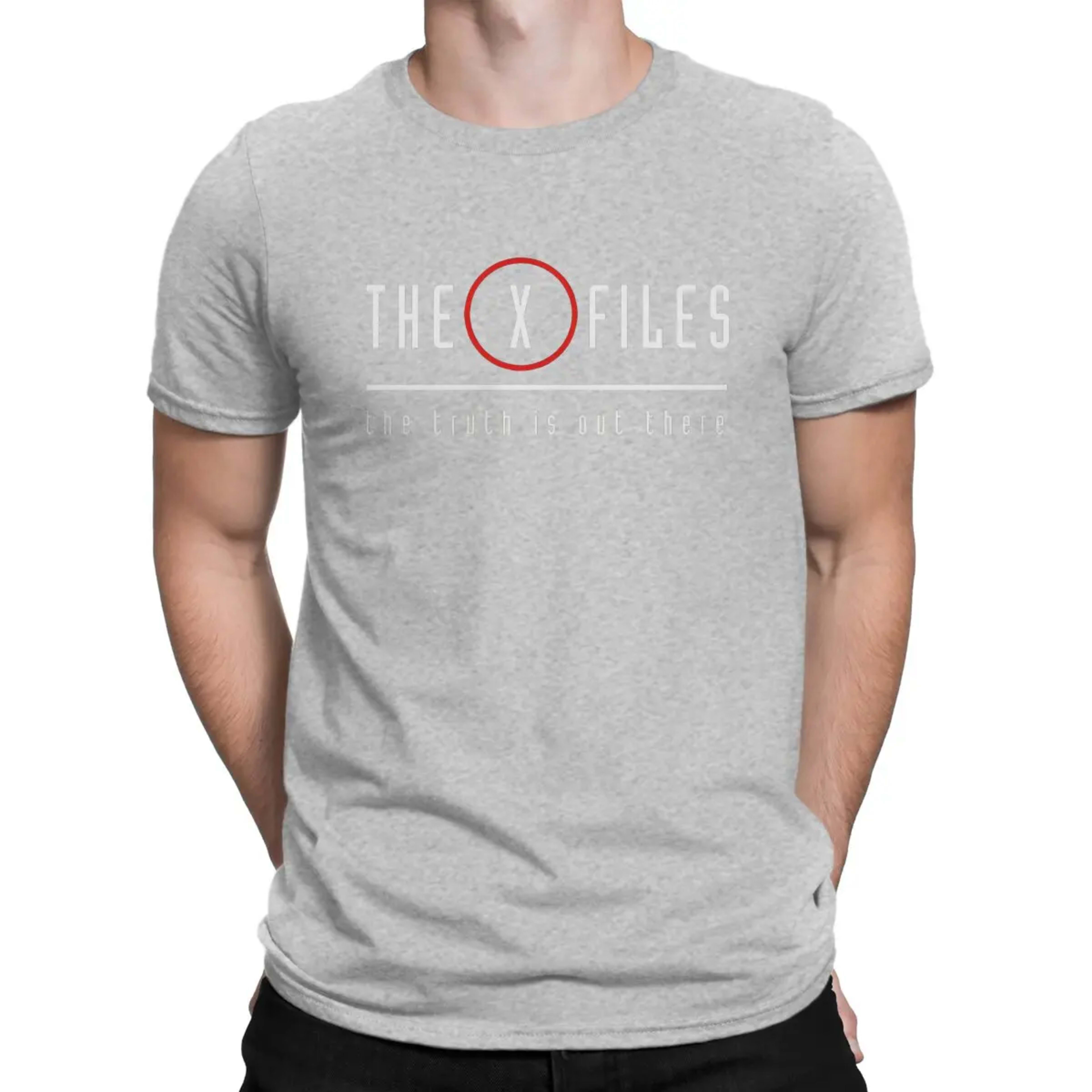 Men's T-Shirts The Truth Is Out There Crazy 100% Cotton Tee Shirt Short Sleeve The X Files T Shirt Crewneck Tops New Arr 13