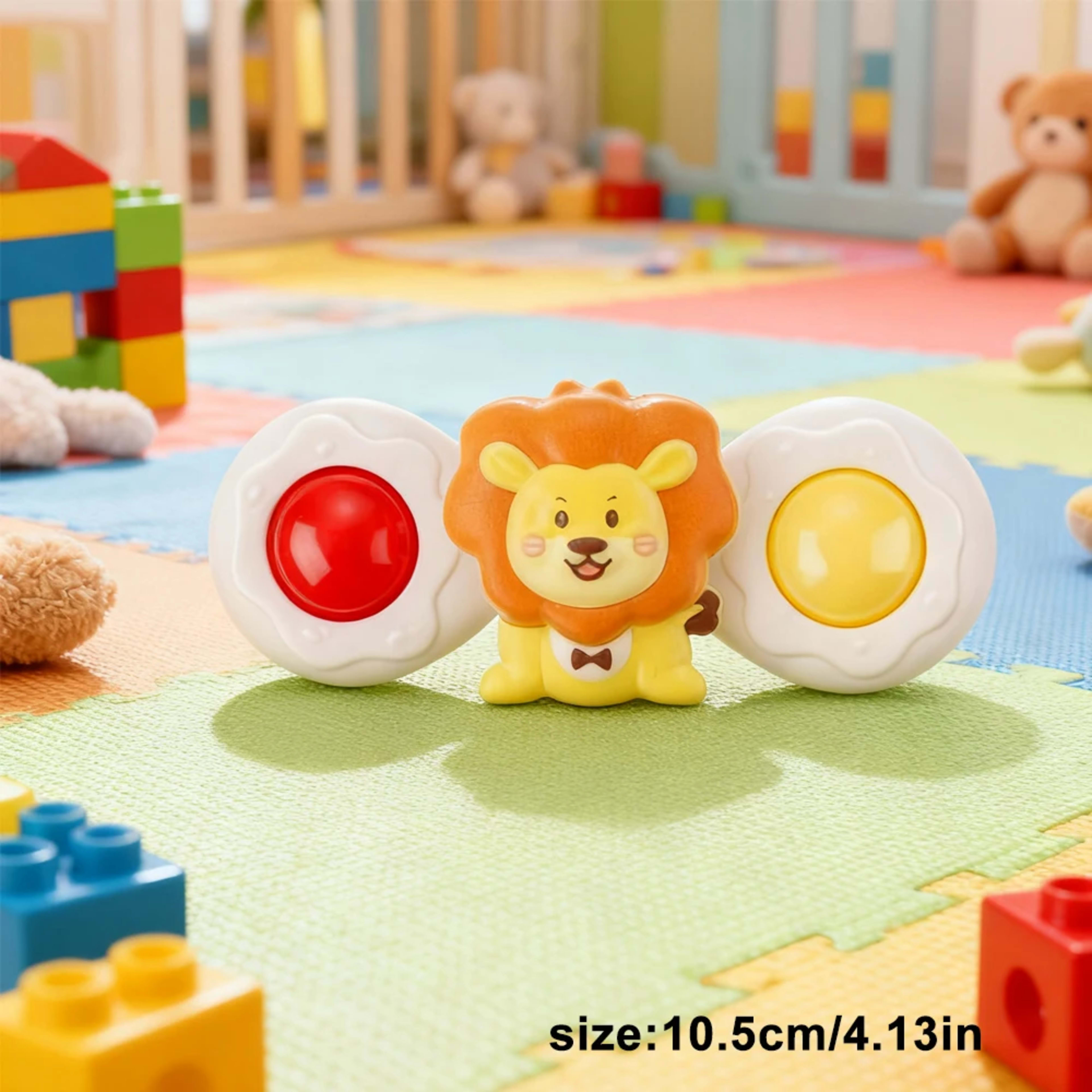 Baby Bath Toys Funny Bathing Sucker Spinner Suction Cup Cartoon Rattles Fidget Educational ToysChristmas Birthday Gifts  10